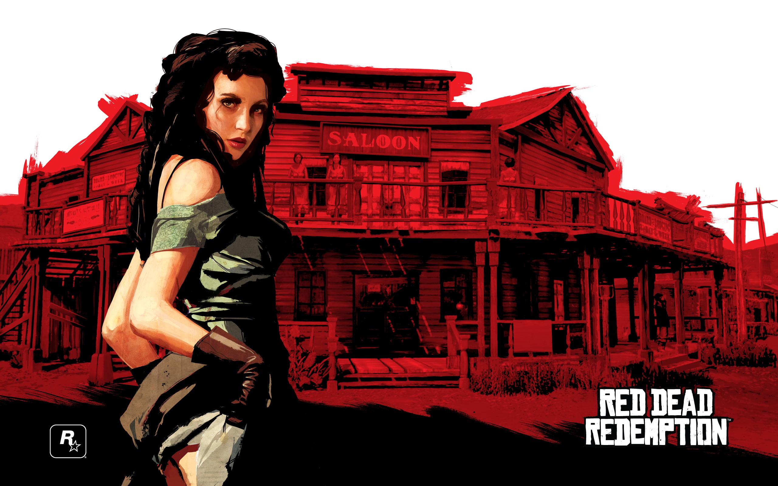 redemption, red, hd, saloon, 2K, brothel, dead, video games, HD Wallpaper