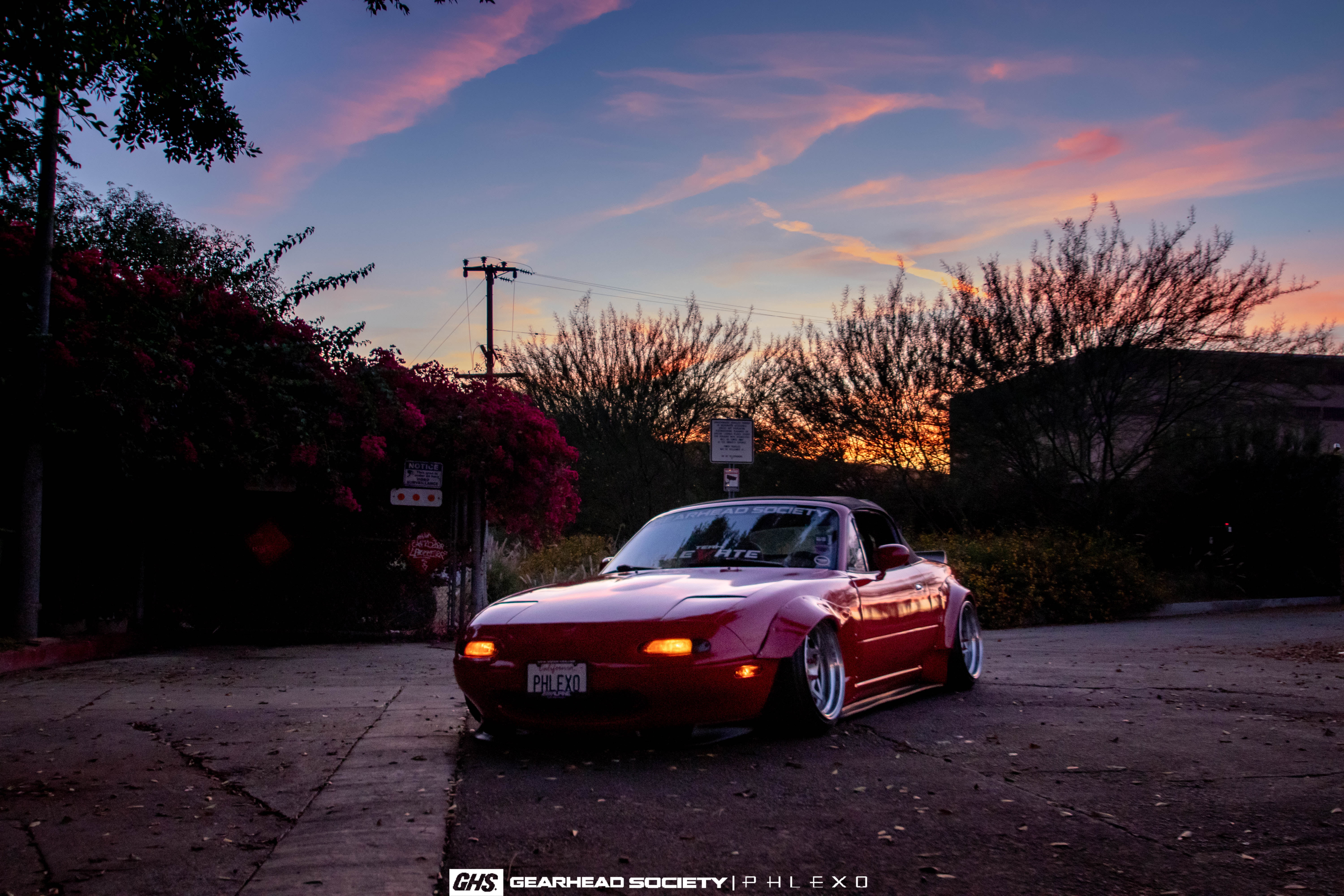 rocketbunny, photography, Mazda, sports car, miata, 5K, sunset, Photoshop, widebody, HD Wallpaper