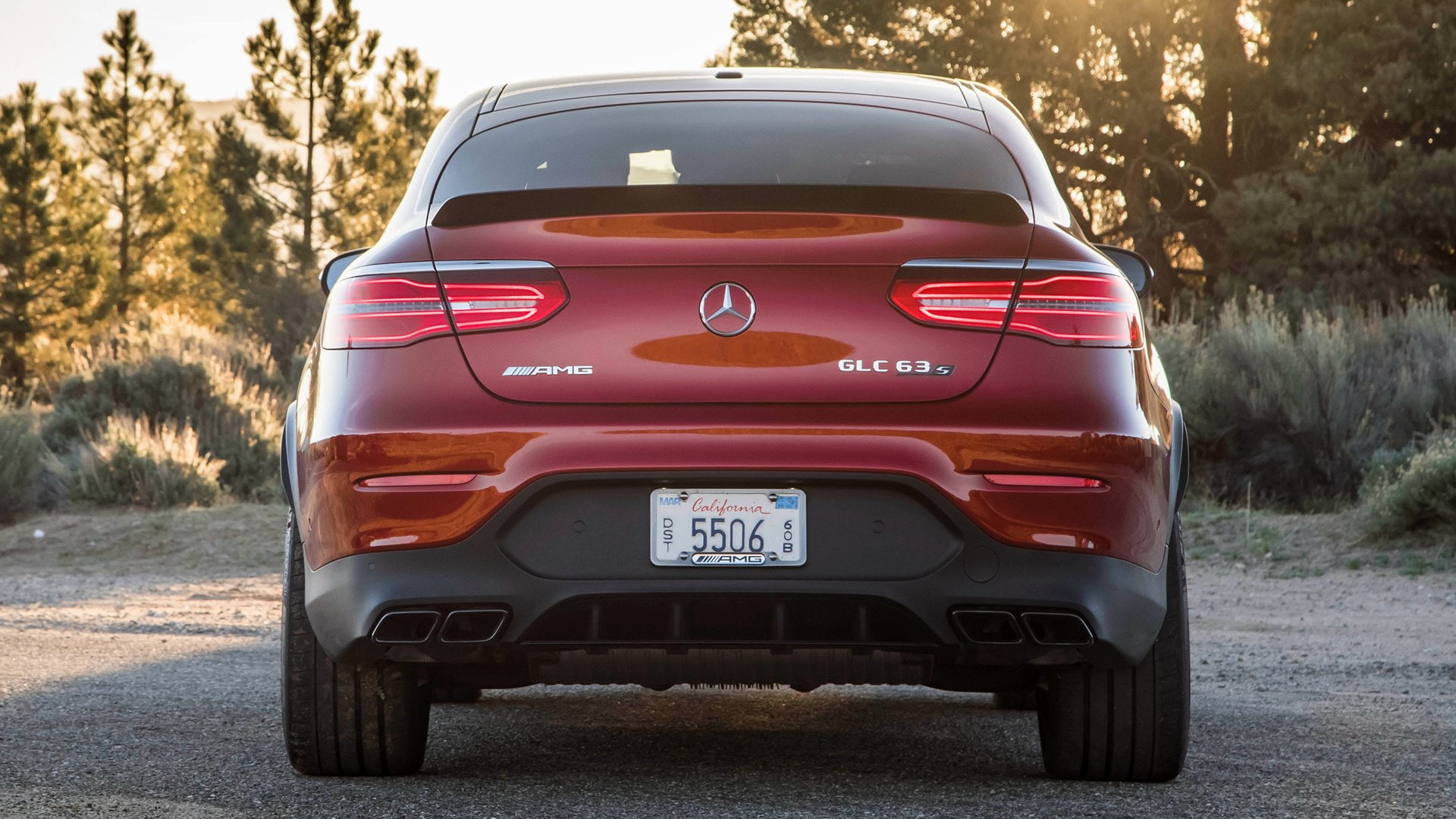 Car, SUV, Mercedes-Benz, Luxury Car, 1080P, Compact Car, Mercedes-AMG GLC 63 S, Red Car, Coupé, HD Wallpaper