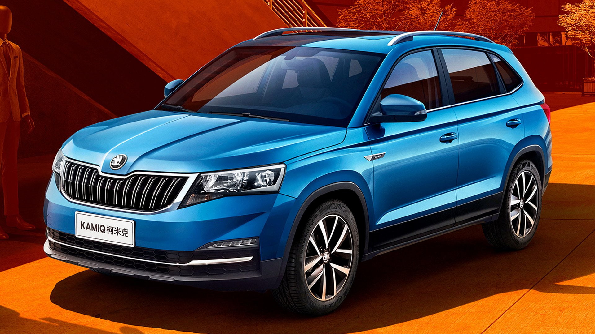 Car, 1080P, SUV, Blue Car, Škoda Kamiq, Skoda, Crossover Car, HD Wallpaper