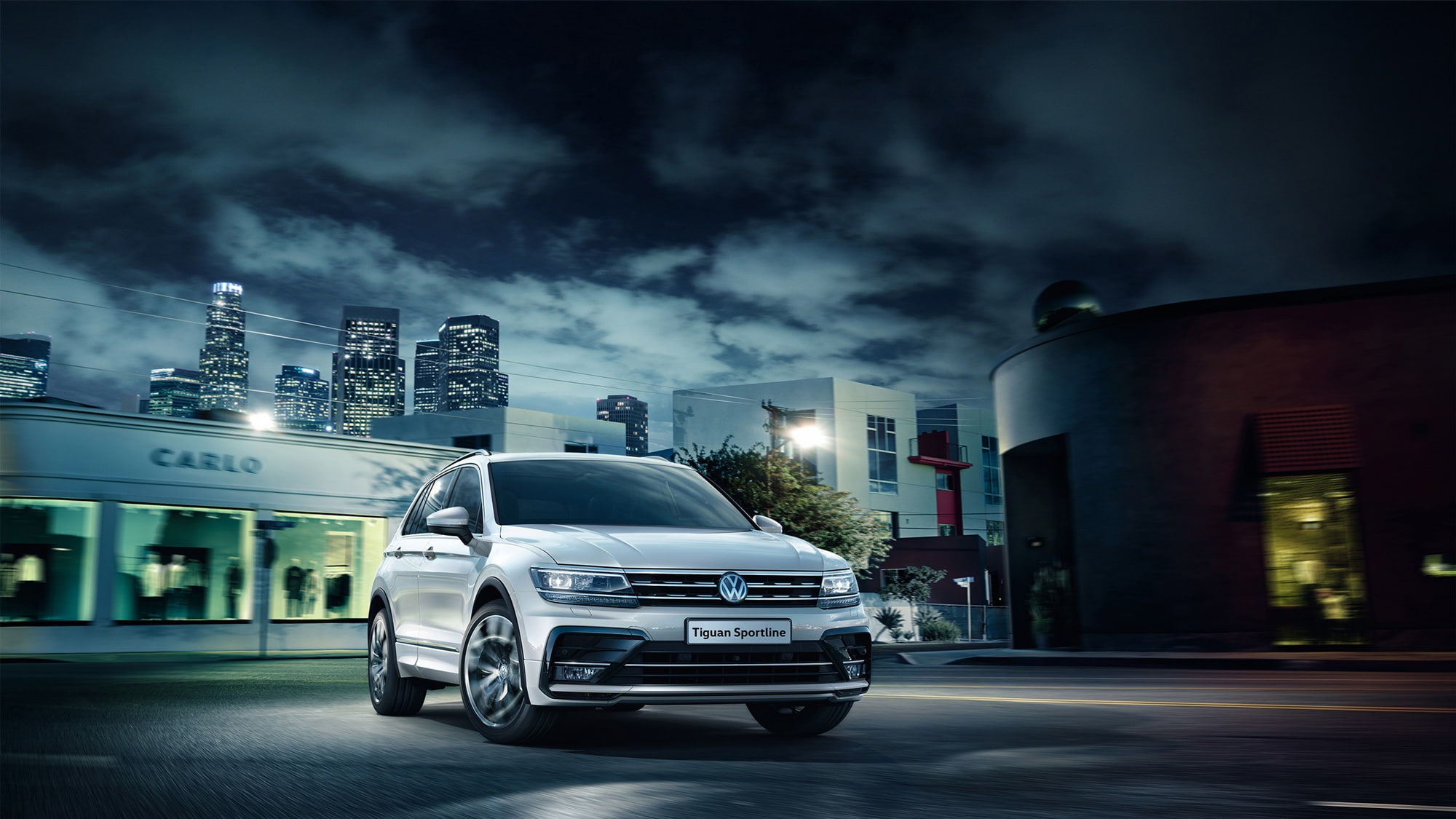 Sportline, 1080P, Tiguan, Volkswagen, HD Wallpaper