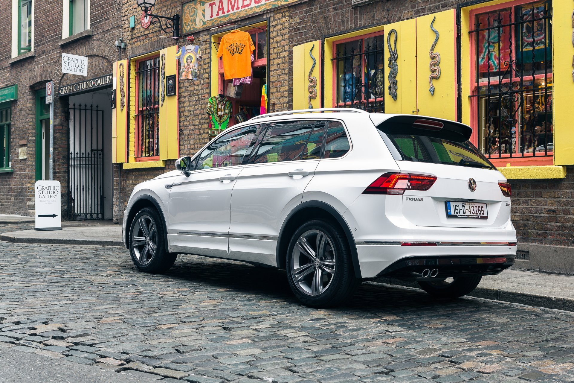Car, Vehicle, Volkswagen Tiguan, 1080P, SUV, White Car, Volkswagen, HD Wallpaper