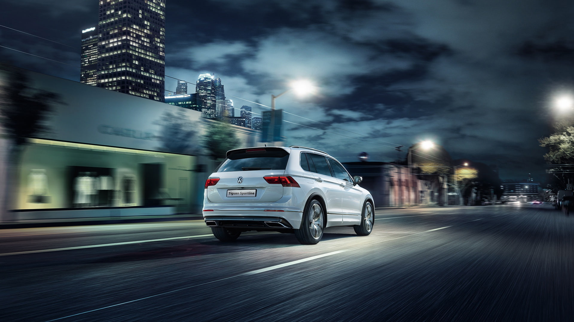 Sportline, 1080P, Tiguan, Volkswagen, HD Wallpaper