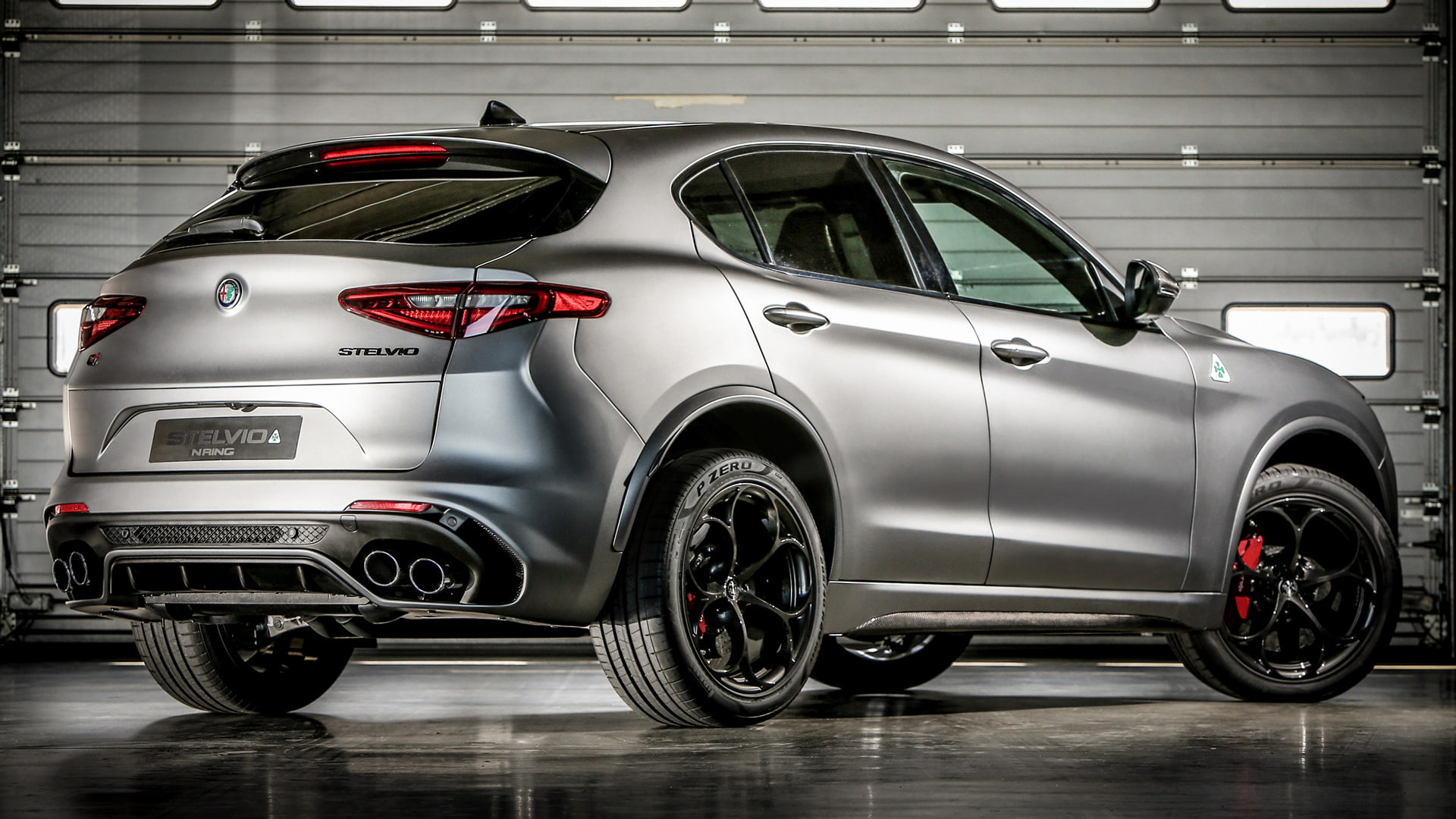 Silver Car, 1080P, Luxury Car, Car, Alfa Romeo, Crossover Car, SUV, Compact Car, Alfa Romeo Stelvio Quadrifoglio NRing, Alfa Romeo Stelvio, HD Wallpaper