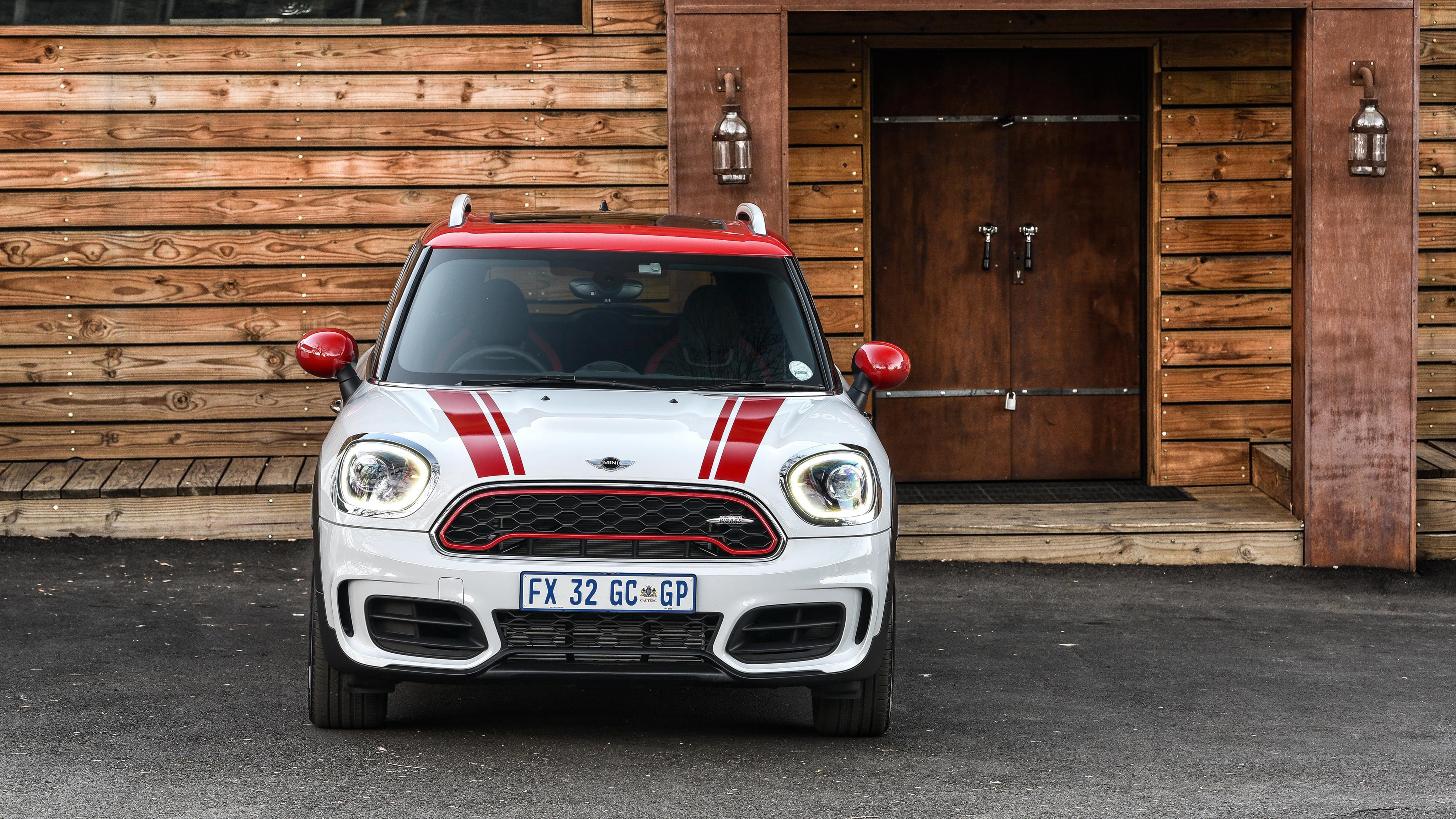 2018, front view, 4K, John Cooper Works, Countryman, Mini, HD Wallpaper