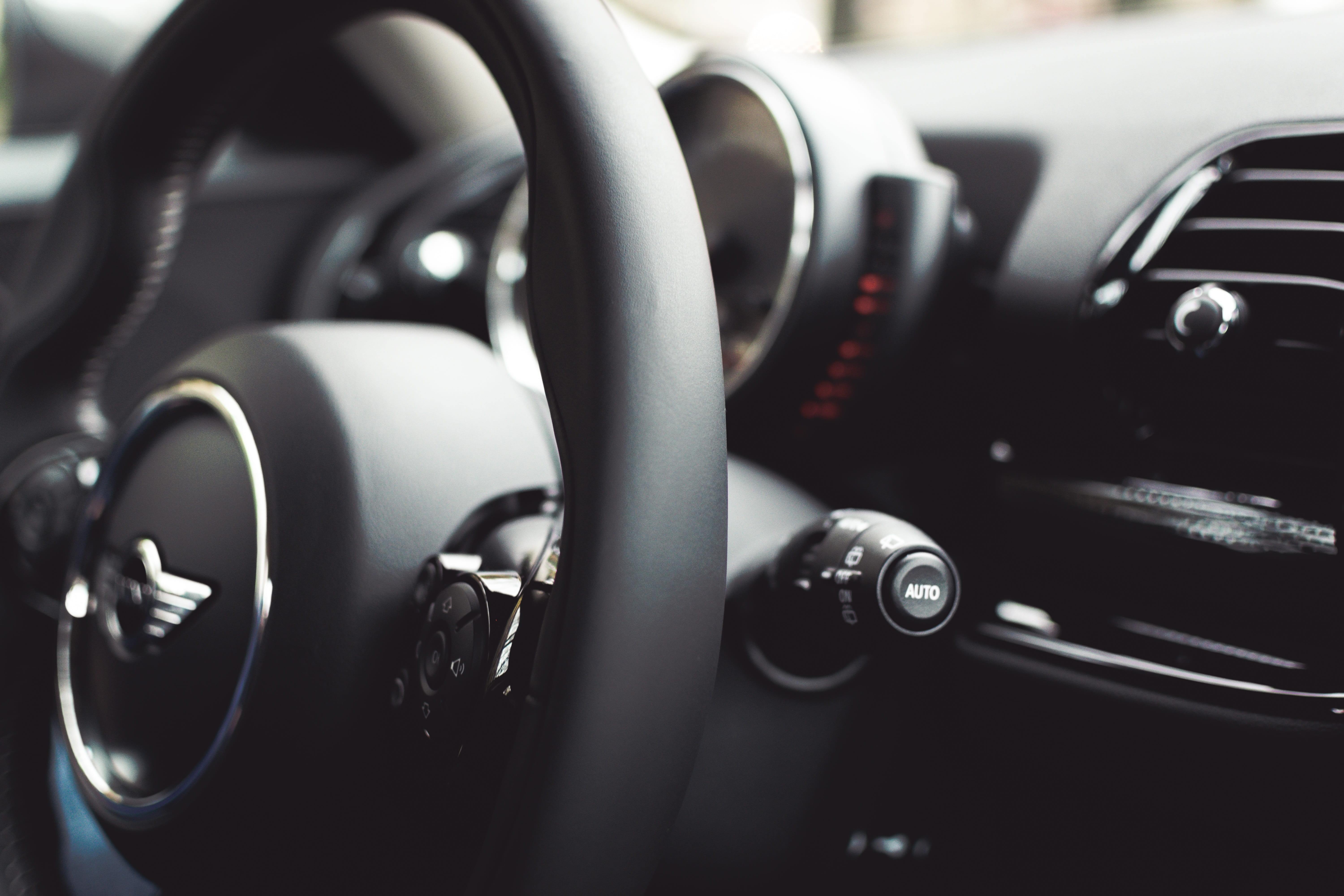 speedometer, black, selective focus, countryman, automobile, vintage, vehicle interior, urban, style, british, steering, control, close-up, car interior, HD Wallpaper