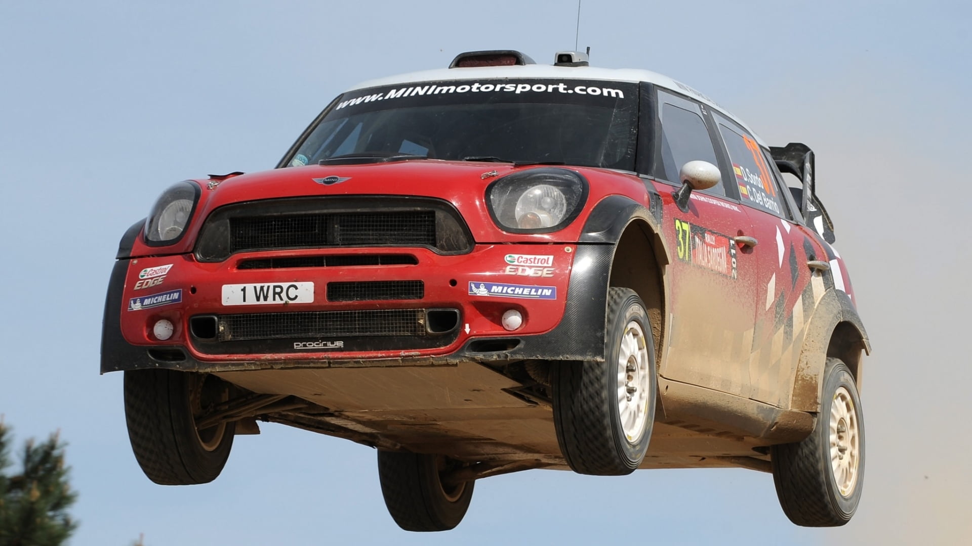 wheel, no people, motor vehicle, Car, Works, John Cooper, Rally, WRC, sunlight, 1080P, travel, day, outdoors, clear sky, stationary, tire, land vehicle, HD Wallpaper