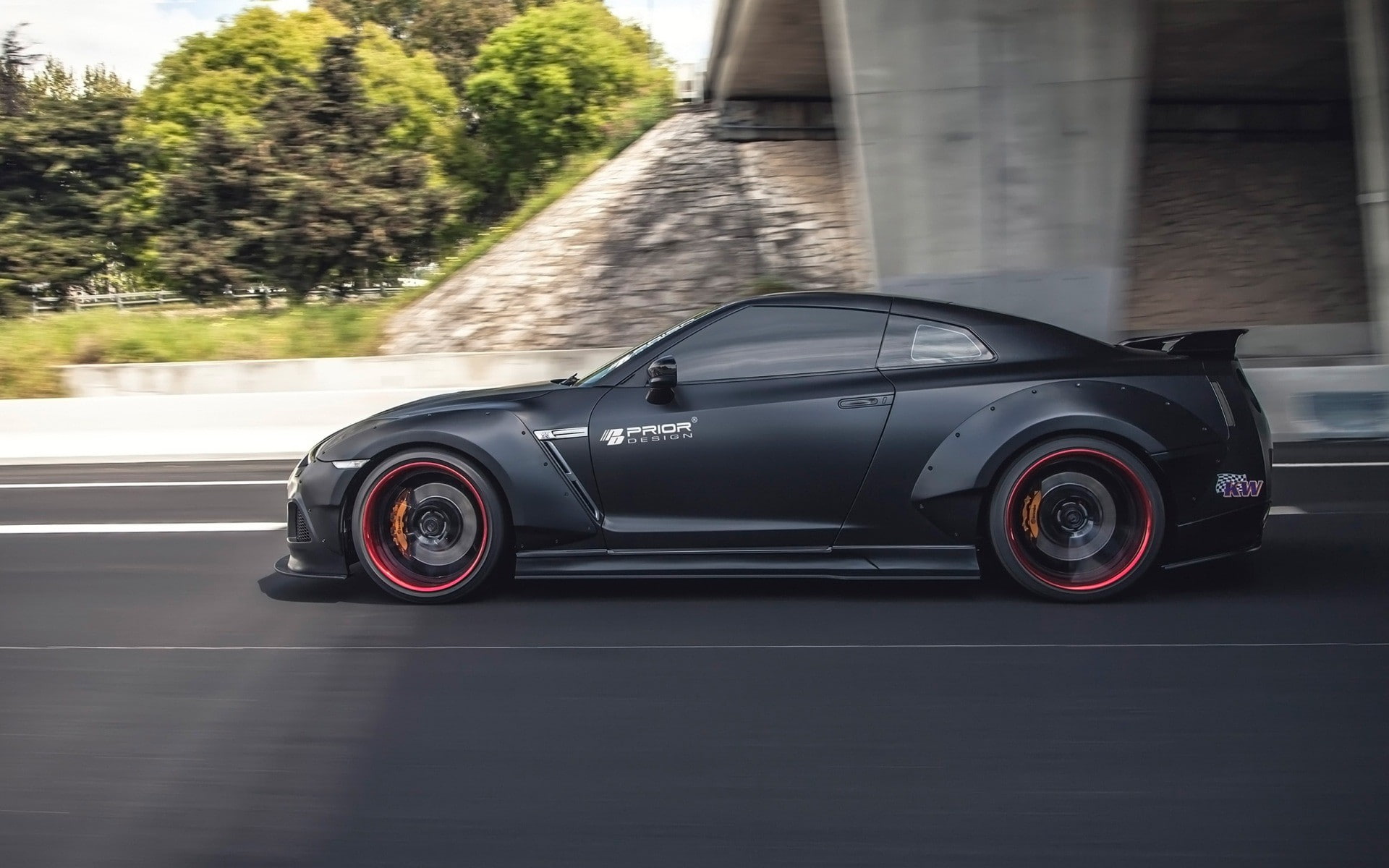1080P, Nissan, car, Nissan GT R PD750 Widebody, Prior Design, Nissan GT R R35, HD Wallpaper