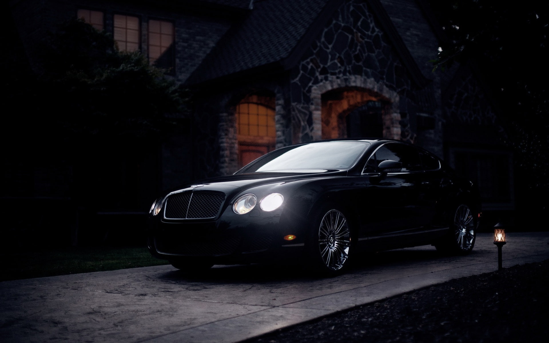 Bentley, Continental, 1080P, Twilight, gt, Supercar, Black, HD Wallpaper