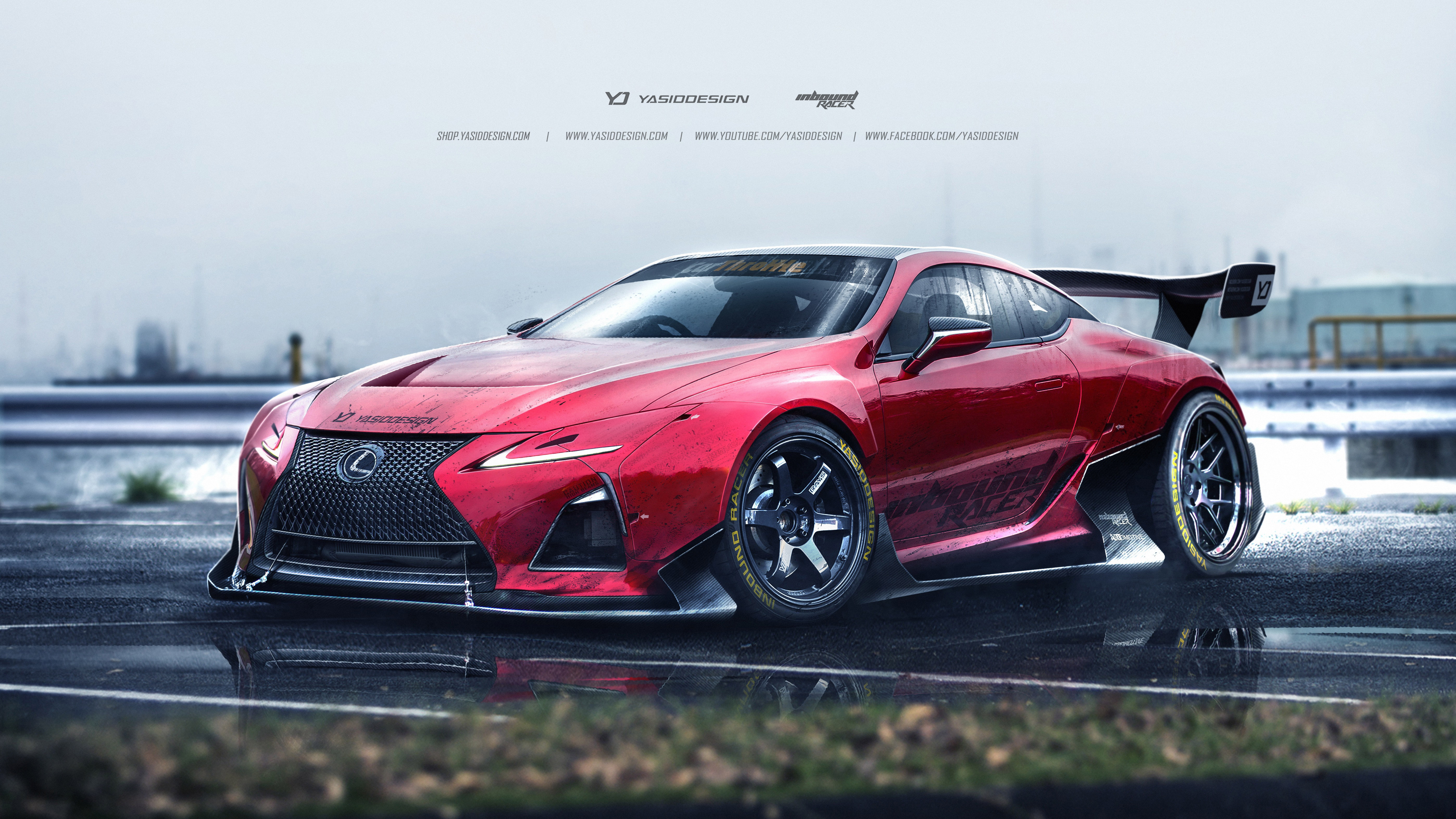 LC500, 5K, Lexus, FanArt, HD Wallpaper