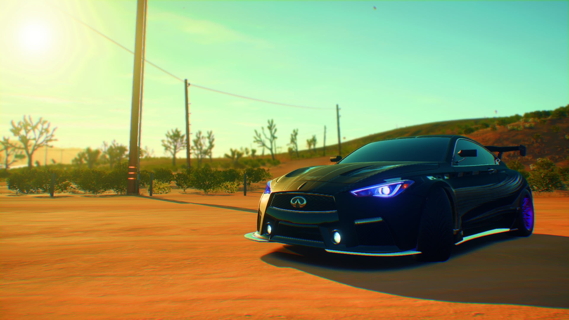 car, Infiniti, 1080P, tuning, need for speed payback, black cars, Need for Speed, HD Wallpaper