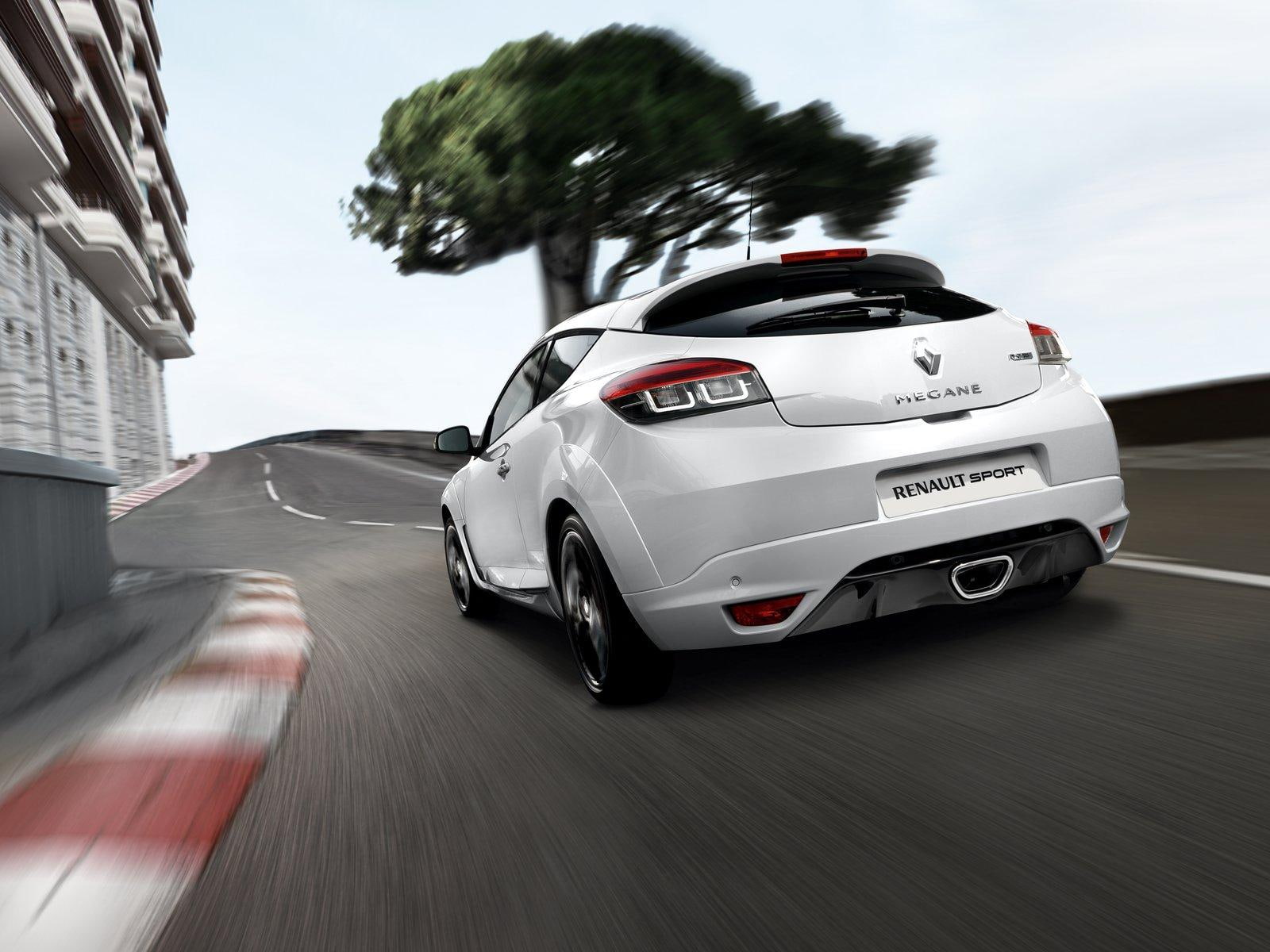 outdoors, megane, sports race, blurred motion, car, on the move, travel, renault, transportation, plant, tree, land vehicle, driving, atilde, speed, rs, HD Wallpaper