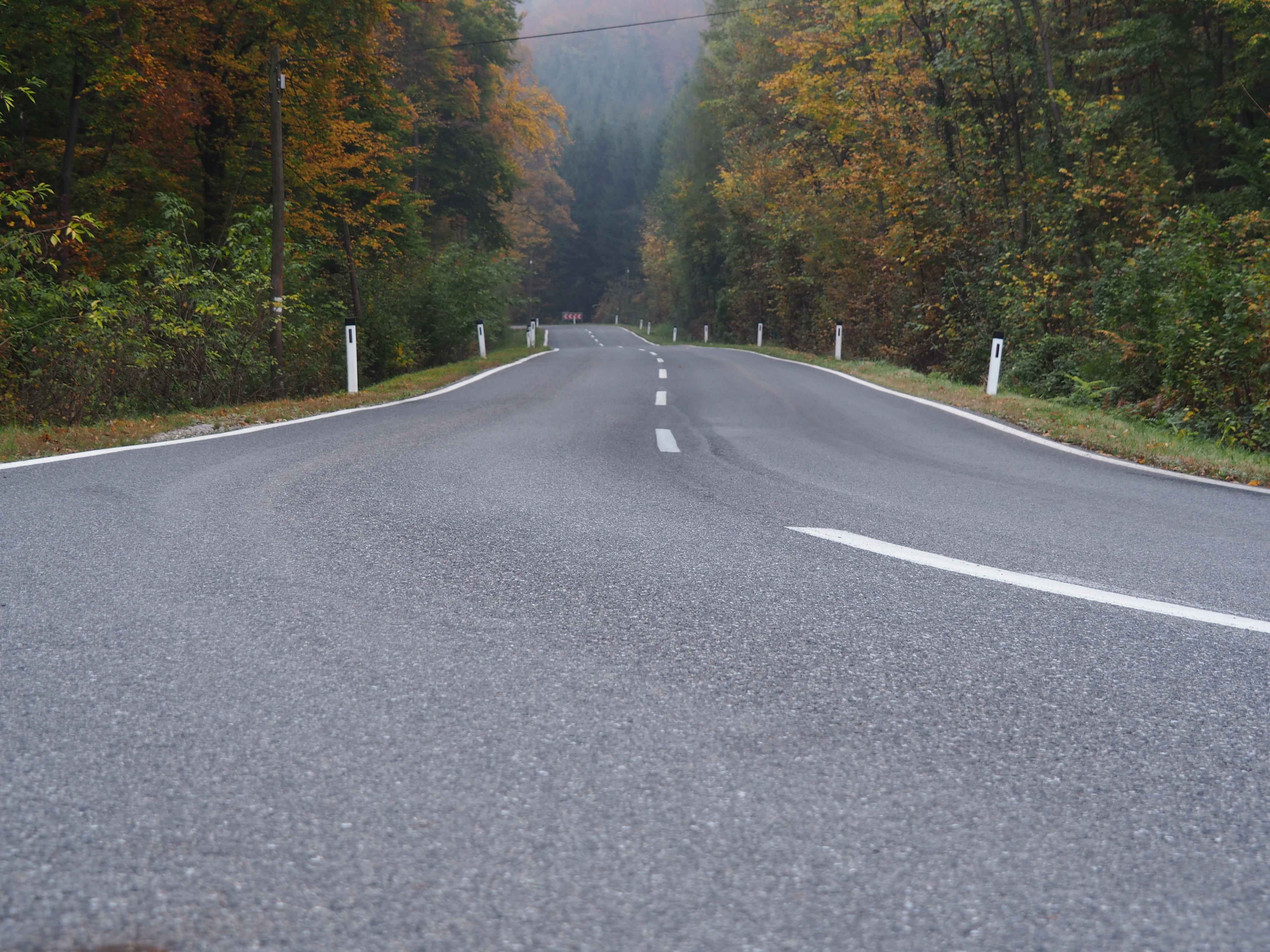 drama, locomotion, surface level, austria, driving a car, nature, lower austria, land, asphalt, plant, scenics - nature, dividing line, autumn, beauty in nature, HD Wallpaper