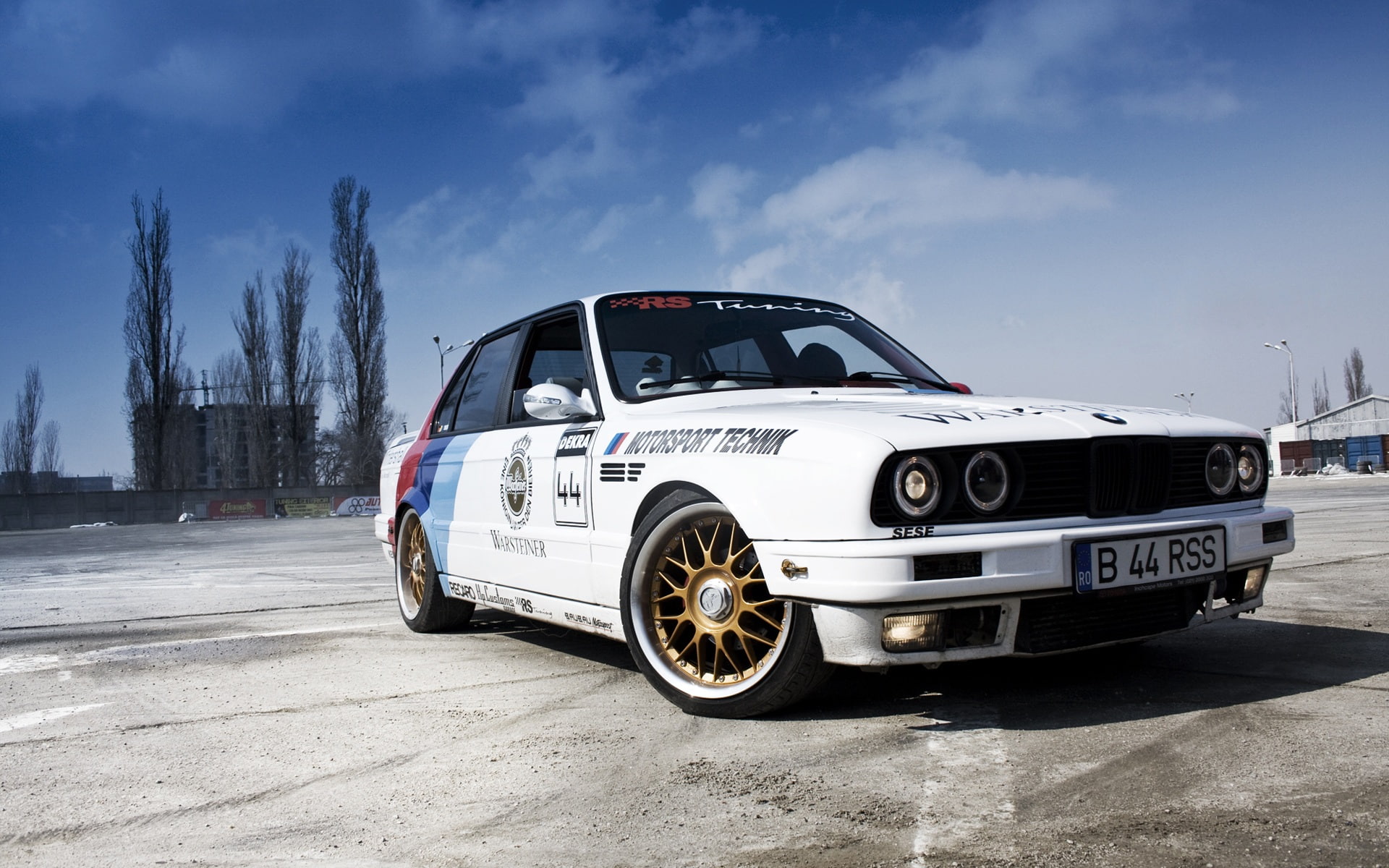 1080P, White, series, BMW, sedan, Car, e, HD Wallpaper