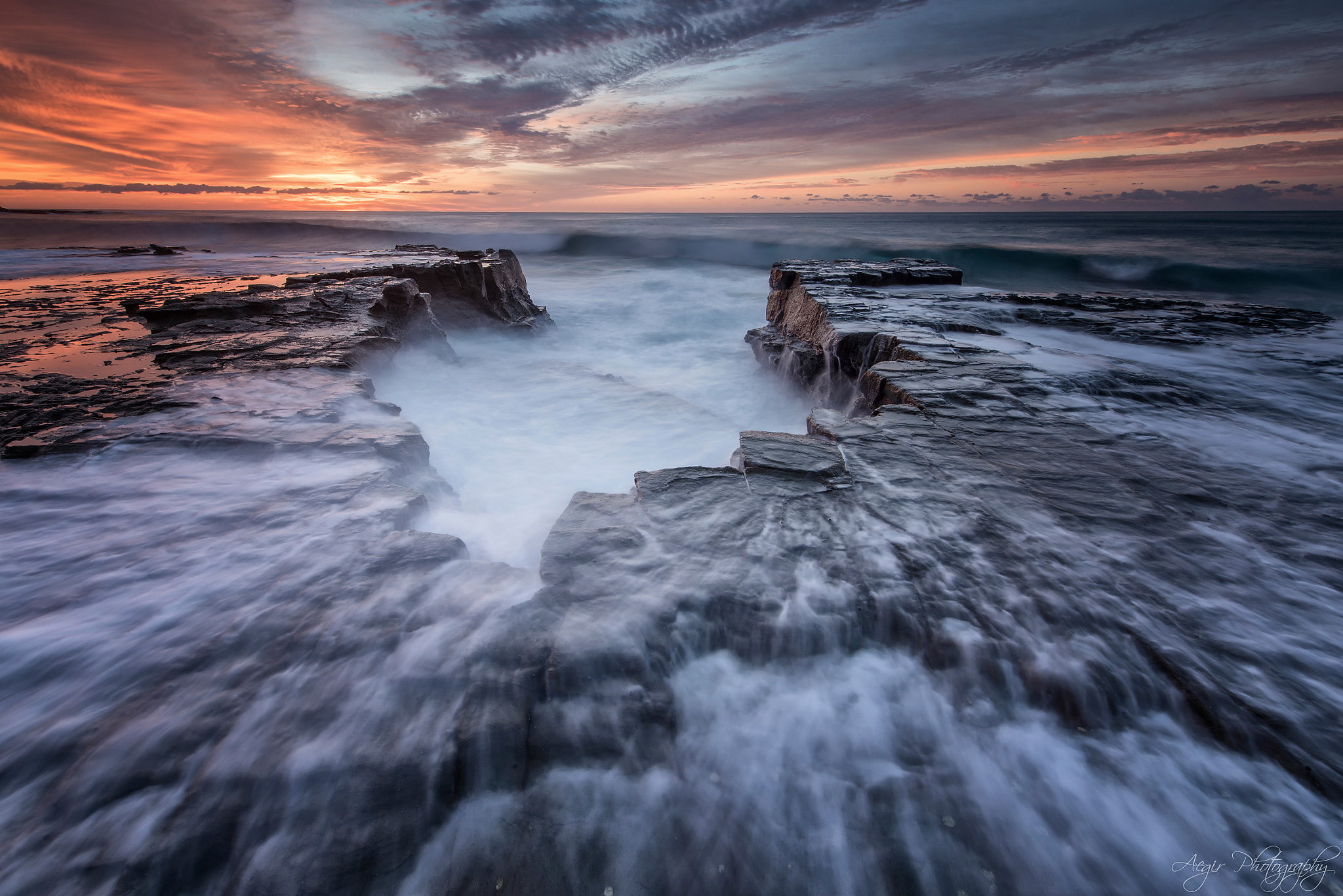 rocks, Australia, stones, 1080P, The Royal national Park, shore, excerpt, Era, beach, New South Wales, morning, water, HD Wallpaper
