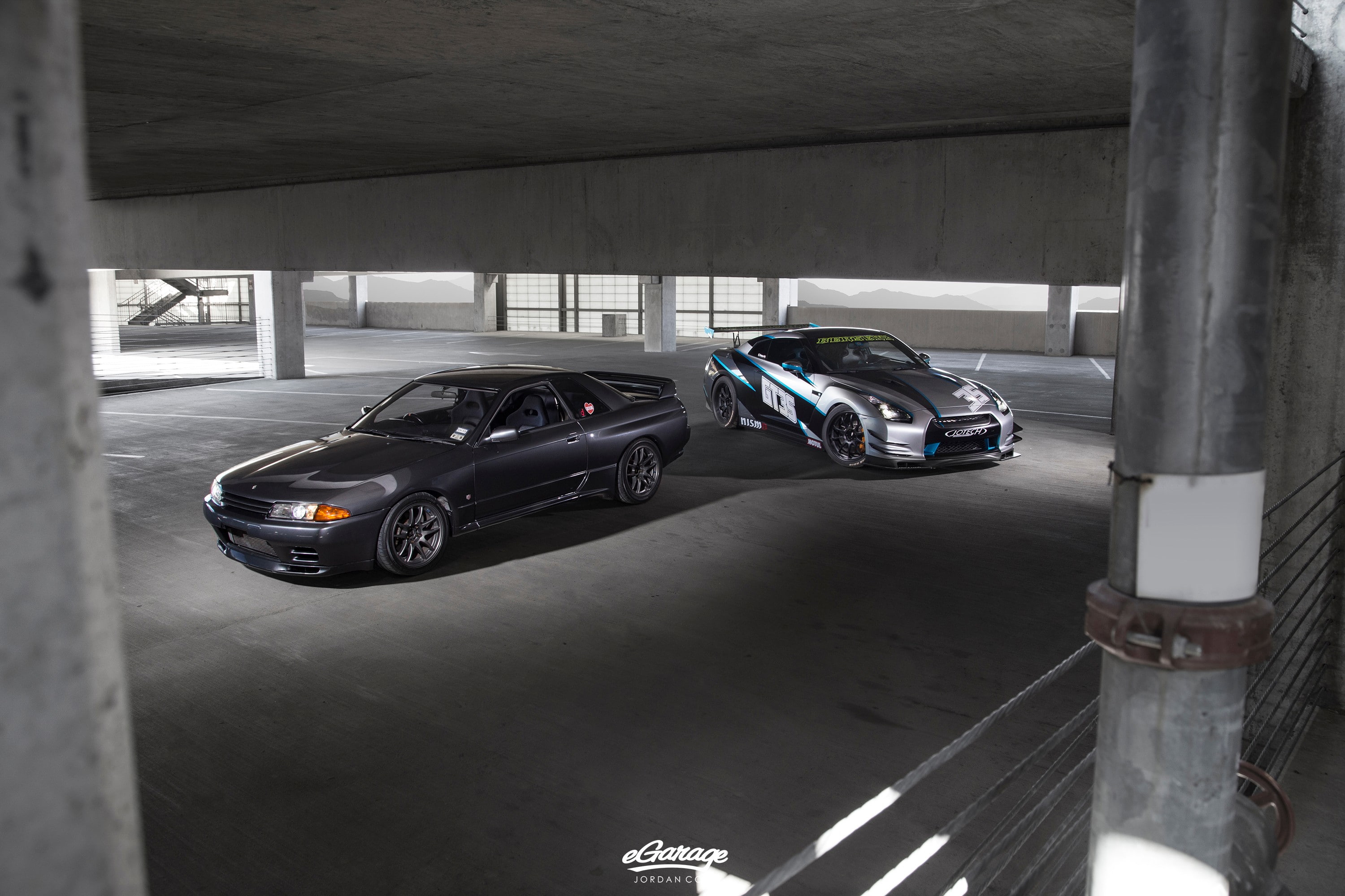 2K, car, Nissan Skyline GT, R R35, Nissan Skyline R32, HD Wallpaper