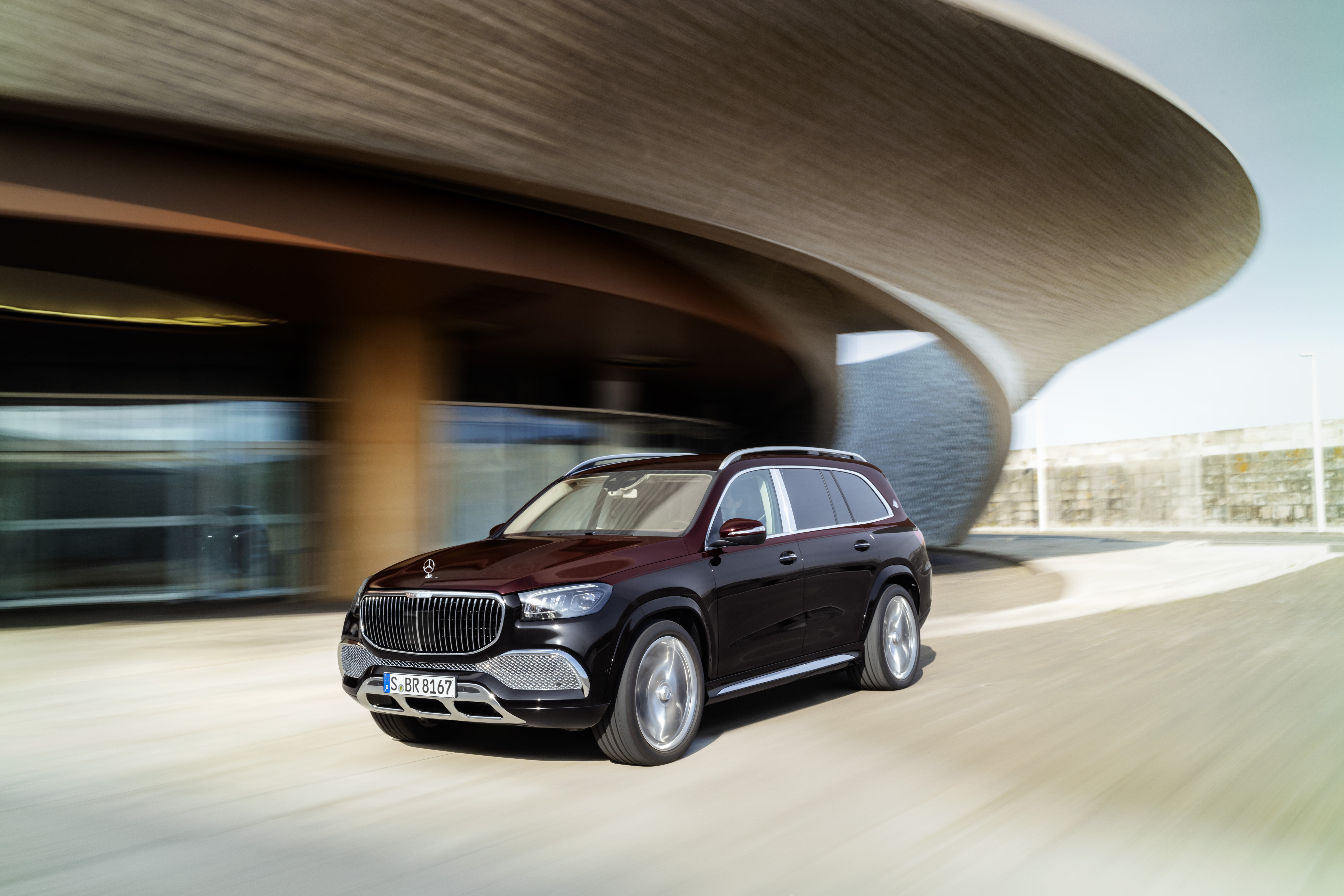SUV, Mercedes-Benz, Luxury Car, Car, Vehicle, 8K, Purple Car, Mercedes-Maybach GLS 600, HD Wallpaper