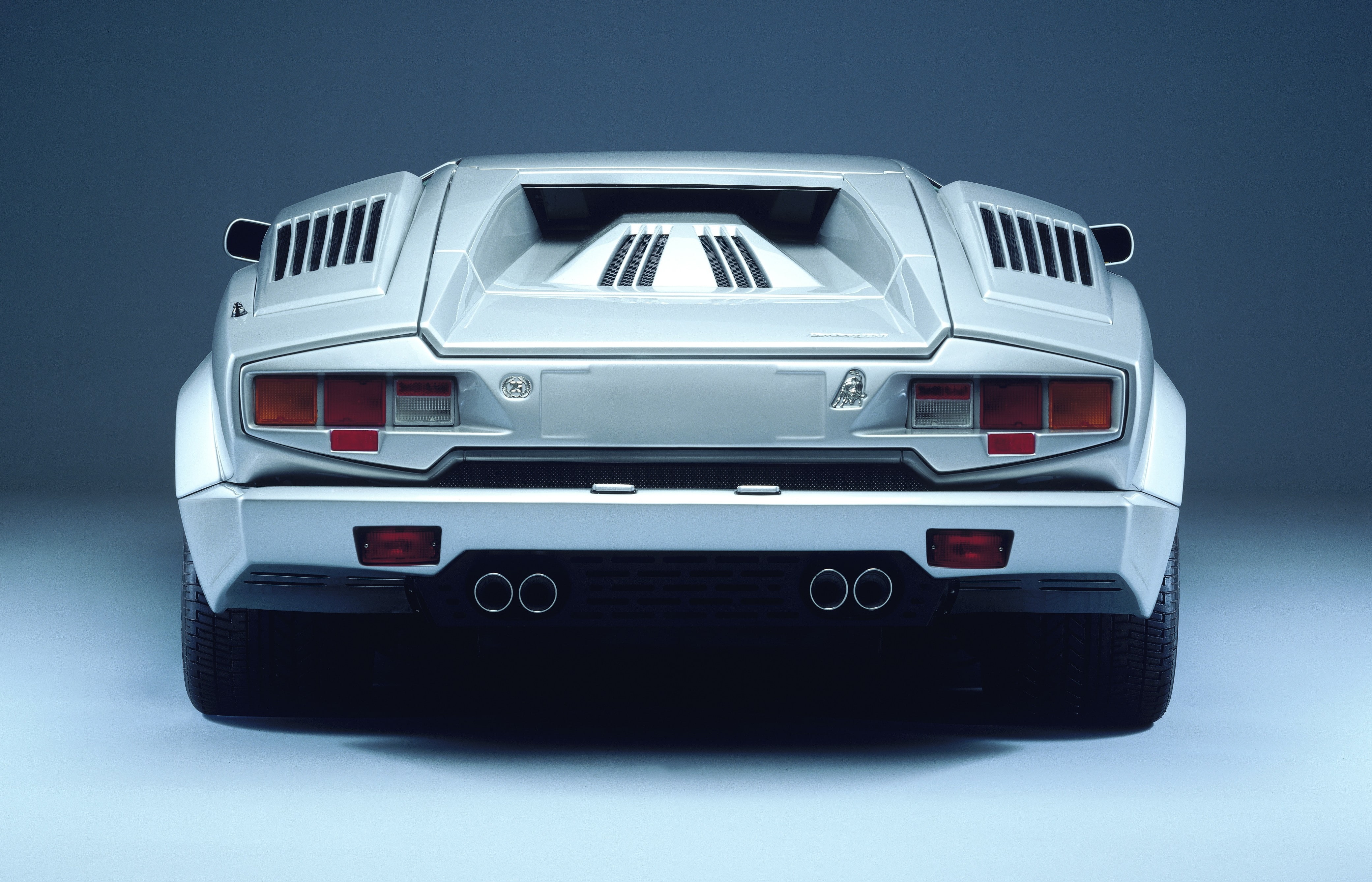 4K, x, rear, countach, hd, backview, view, art, cars, Lamborghini, HD Wallpaper