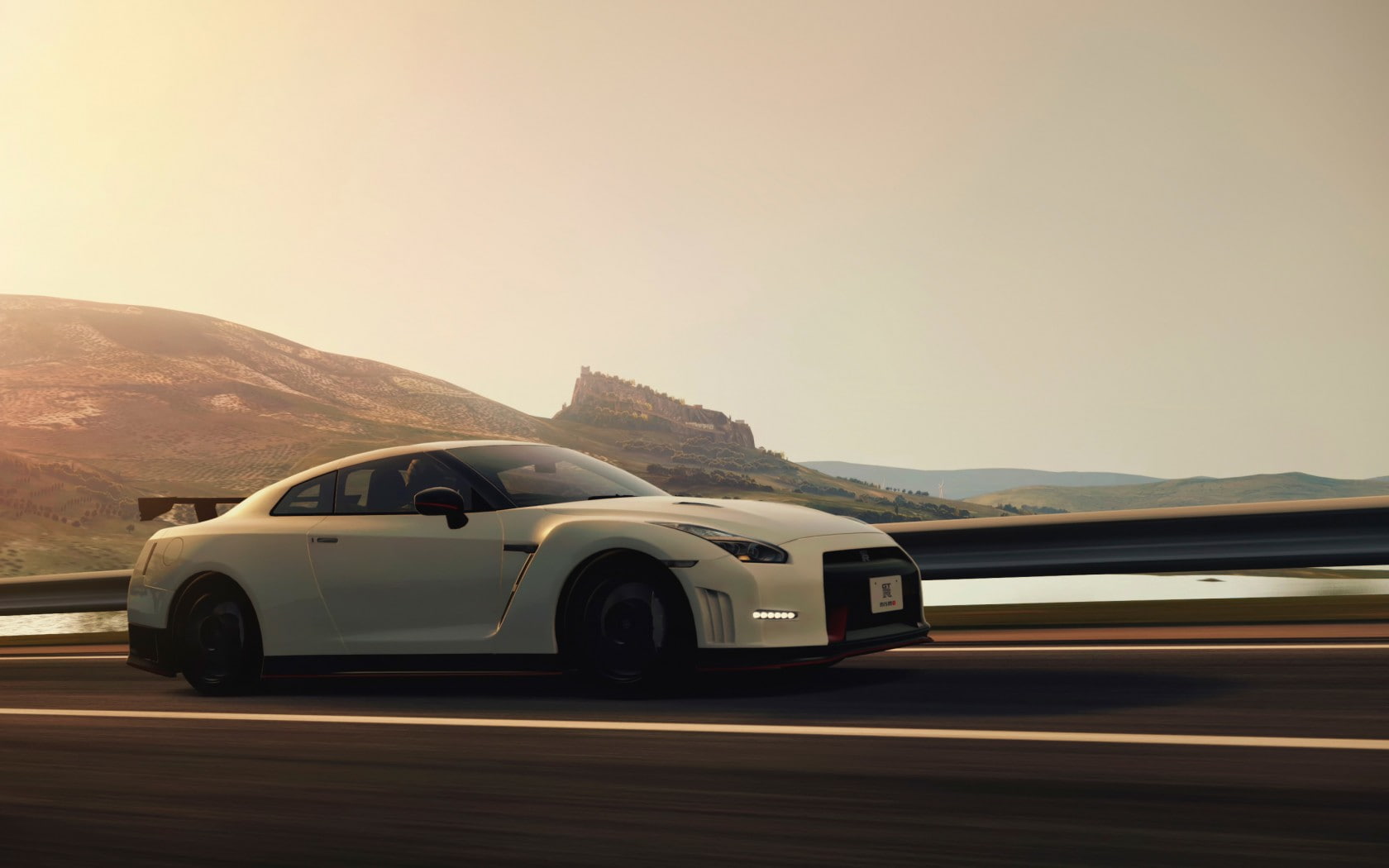 Nissan gt-r, gt, speed, nissan, r, 720P, track, Nismo, Nature, HD Wallpaper
