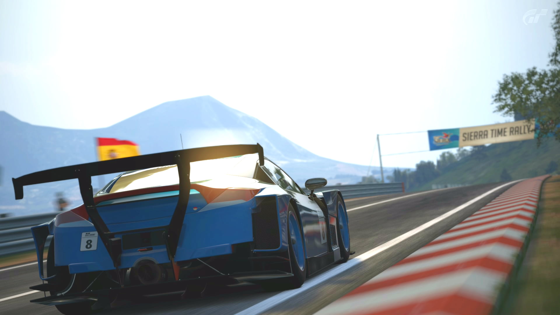 Gran Turismo, outdoors, mountain, race cars, motor vehicle, Honda, travel, symbol, sky, supercars, Valencia, road trip, Gran Turismo 6, Madrid, no people, HD Wallpaper