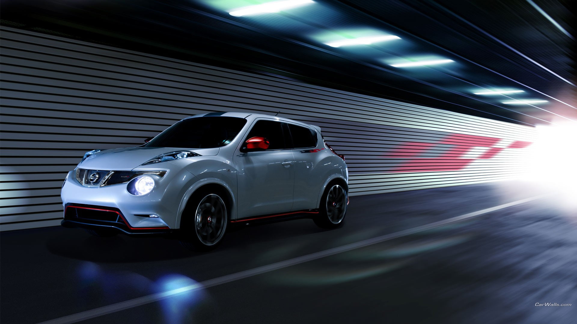 indoors, car, beetle, city, transportation, Nissan Juke, silver, vehicle, no people, luxury, shiny, coupe, speed, colored, red, motor vehicle, illuminated, HD Wallpaper
