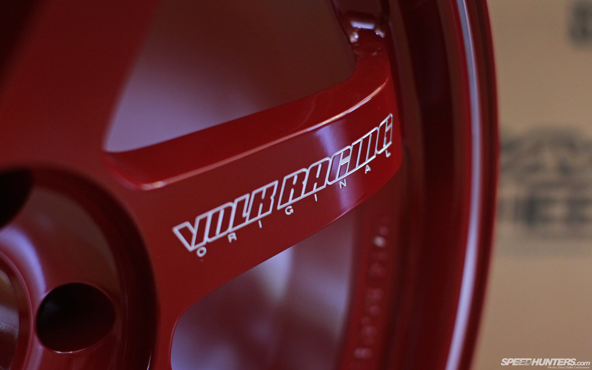 cars, macro, volk, red, hd, wheel, 1080P, HD Wallpaper