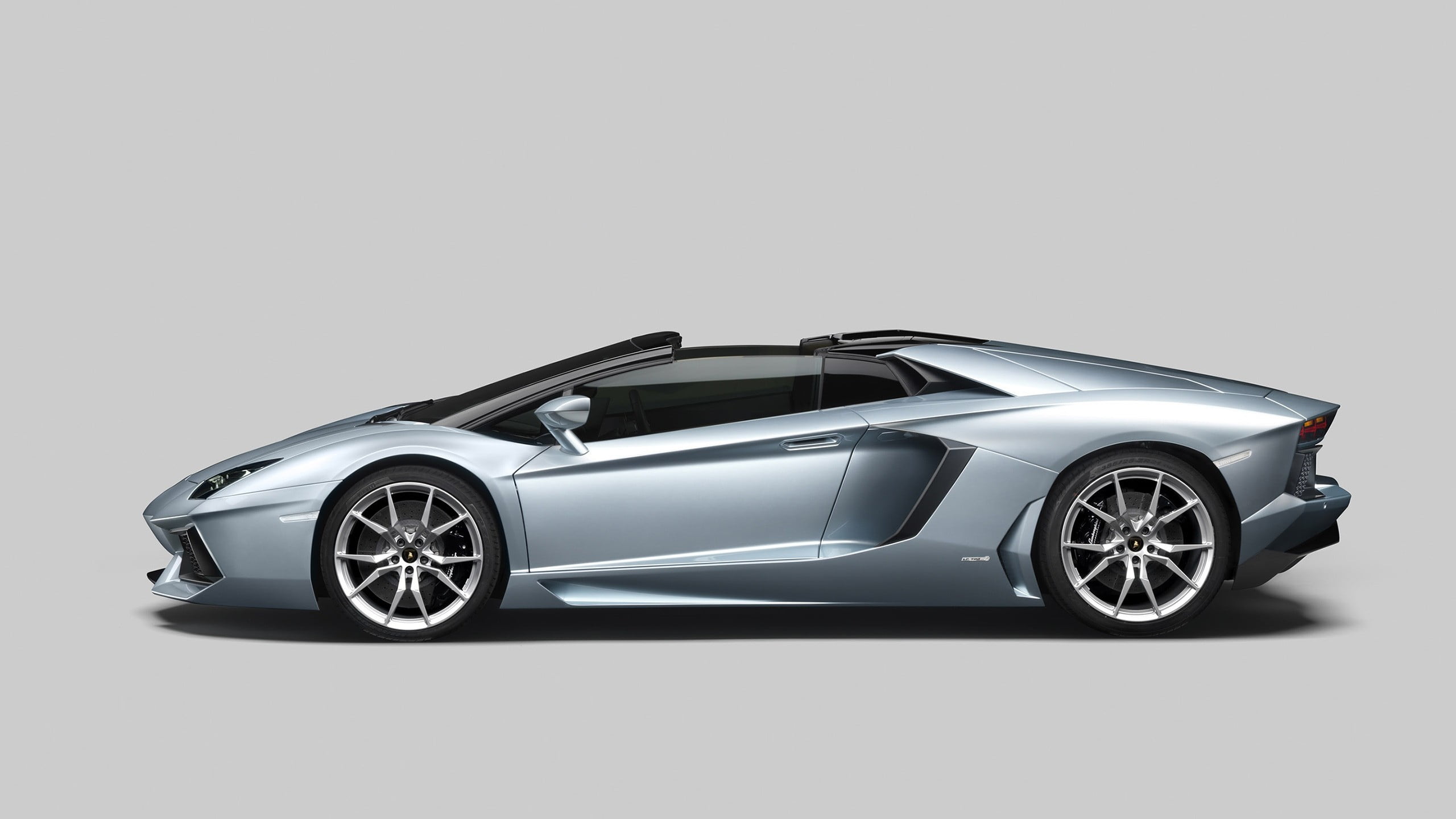 land vehicle, toy, motor vehicle, tire, wheel, clean, transportation, 2K, Lamborghini Aventador, mode of transportation, gray, luxury, Lamborghini, metal, HD Wallpaper