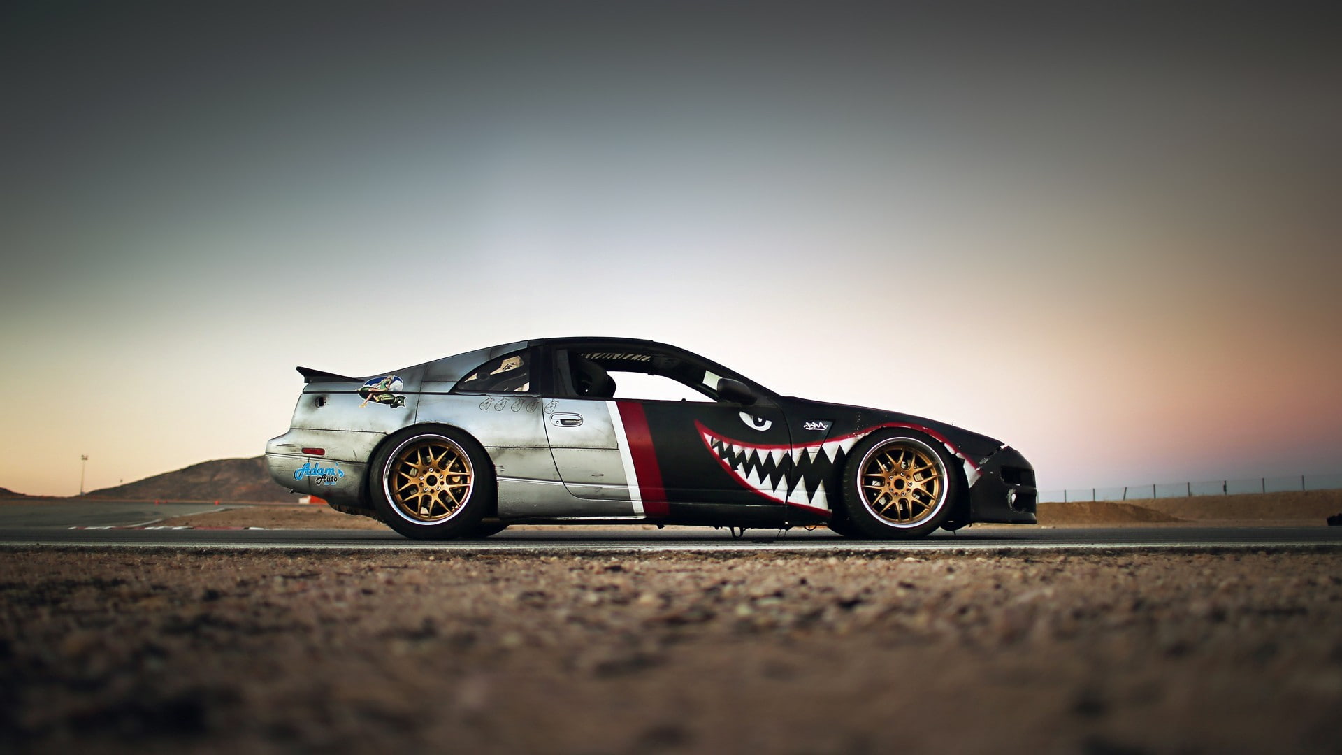 Nissan 300ZX, Nissan, tuning, 1080P, car, drift, HD Wallpaper