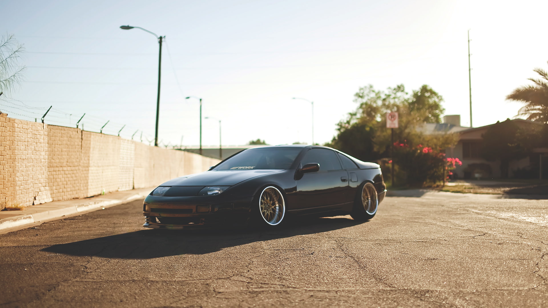 Nissan, 1080P, sun, the sun, 300zx, HD Wallpaper