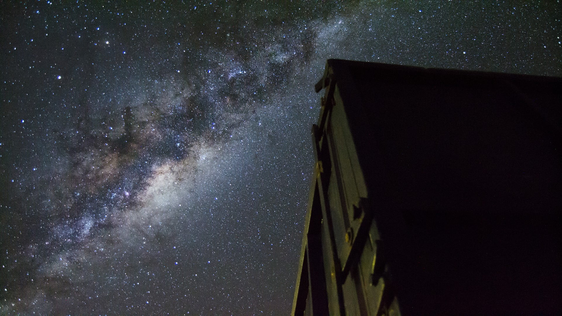building, beauty in nature, scenics - nature, low angle view, infinity, intermodal, night, outdoors, building exterior, nature, star - space, star, container, HD Wallpaper