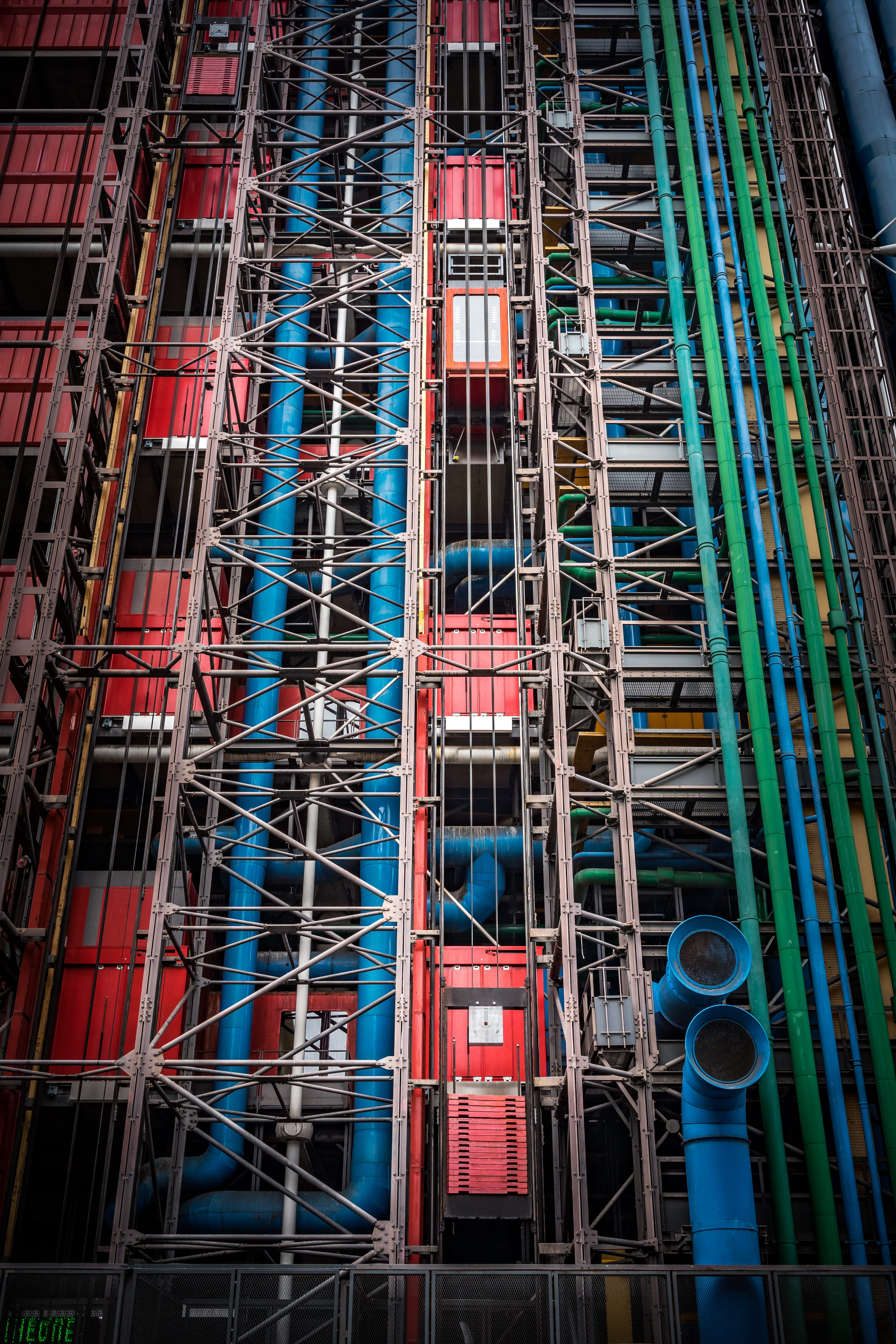 metal, no people, multi colored, abundance, intermodal, industry, red, outdoors, large group of objects, low angle view, 5K, blue, construction site, container, Phone HD Wallpaper