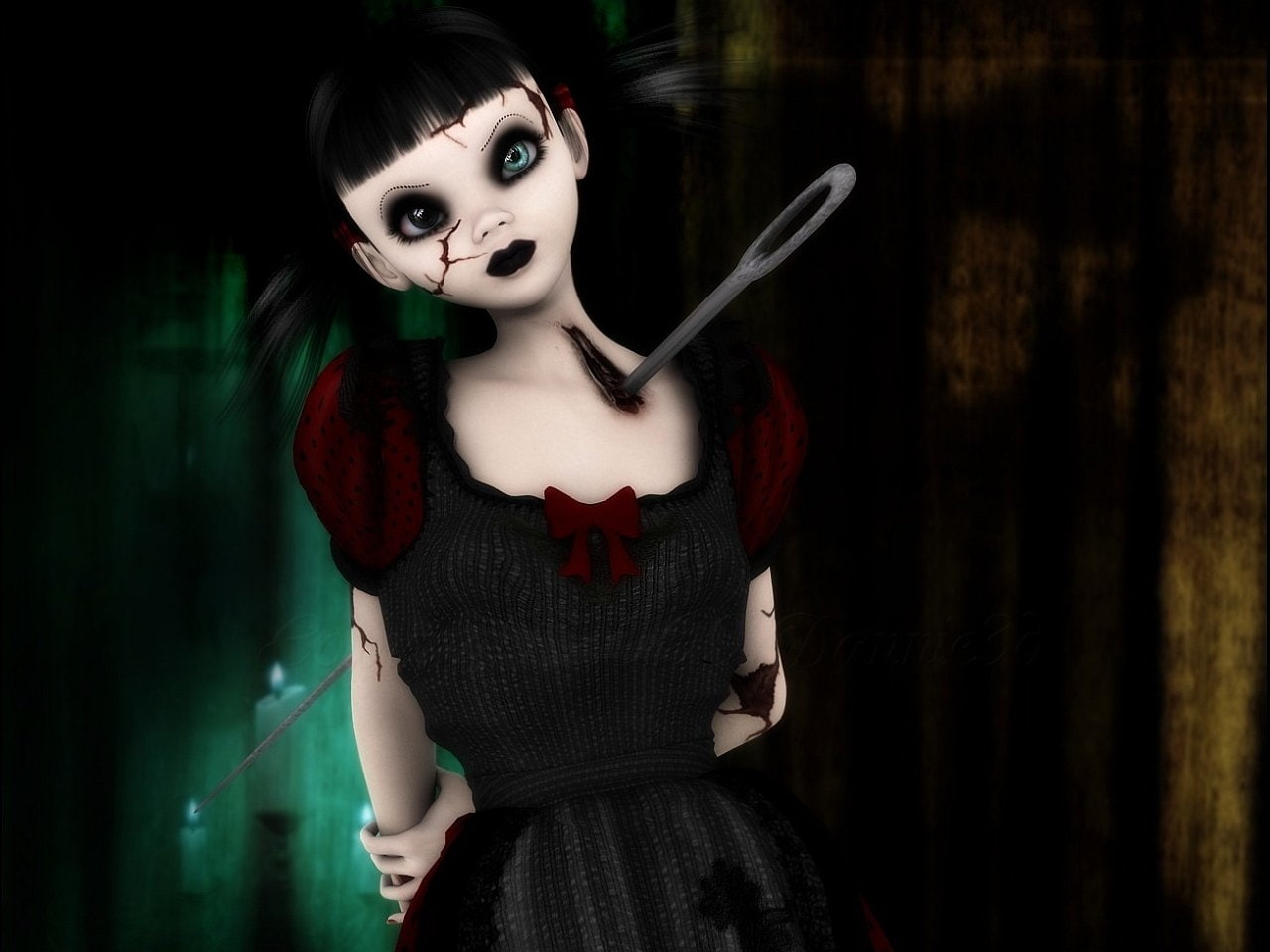 voodoo, doll, Dark, Creepy, 720P, HD Wallpaper