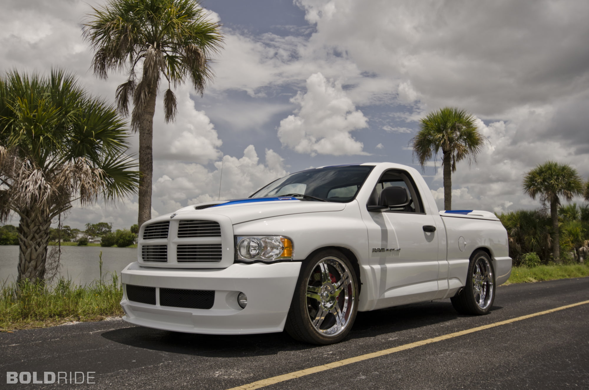 v10, truck, rods, muscle, srt 10, viper, dodge, rod, pickup, ram, 2005, 1080P, supertruck, hot, HD Wallpaper