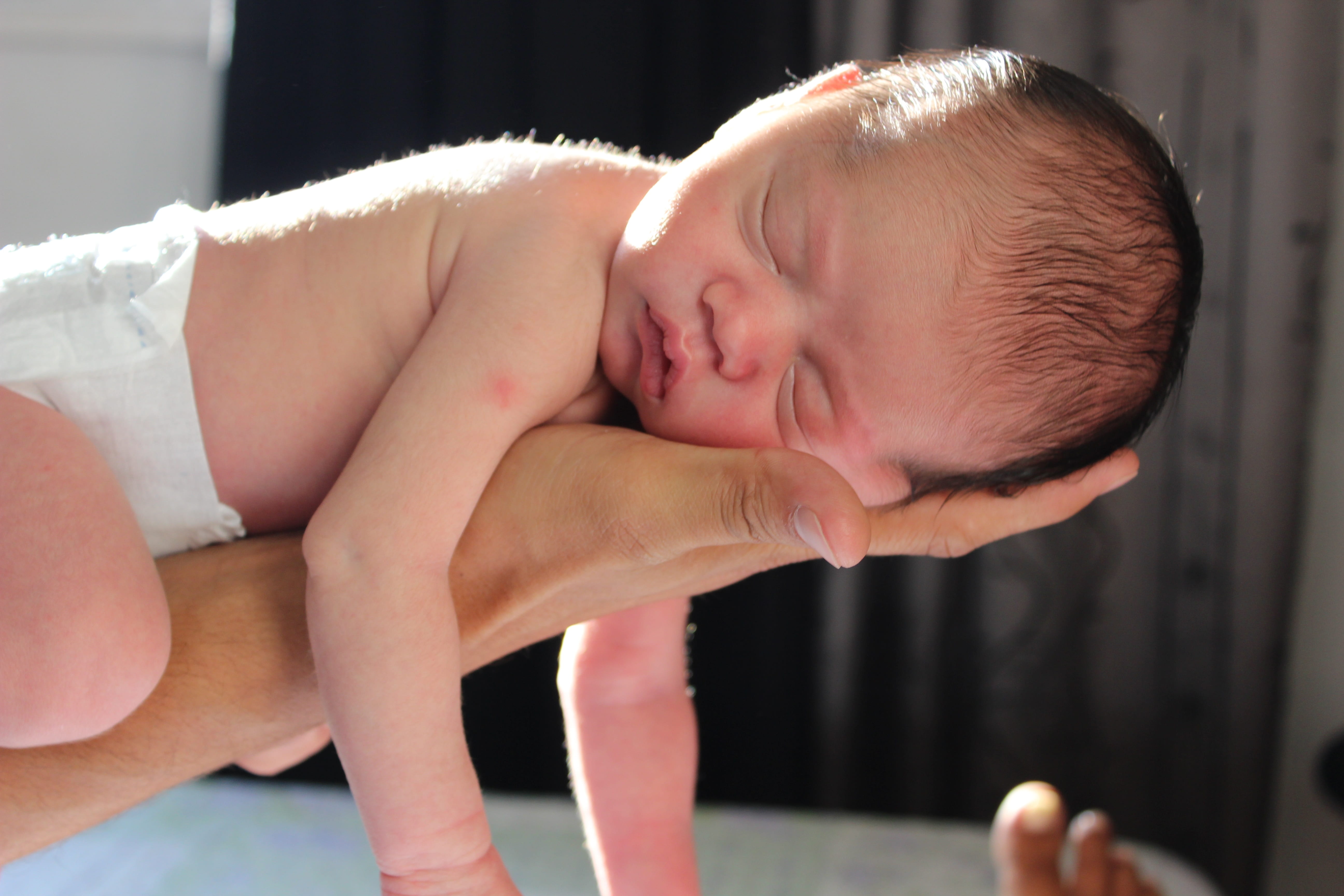 innocence, sweet, one person, security, cute, sleep, purity, young, son, side view, s, sleeping, portrait, new life, 5K, hand, focus on foreground, baby, HD Wallpaper