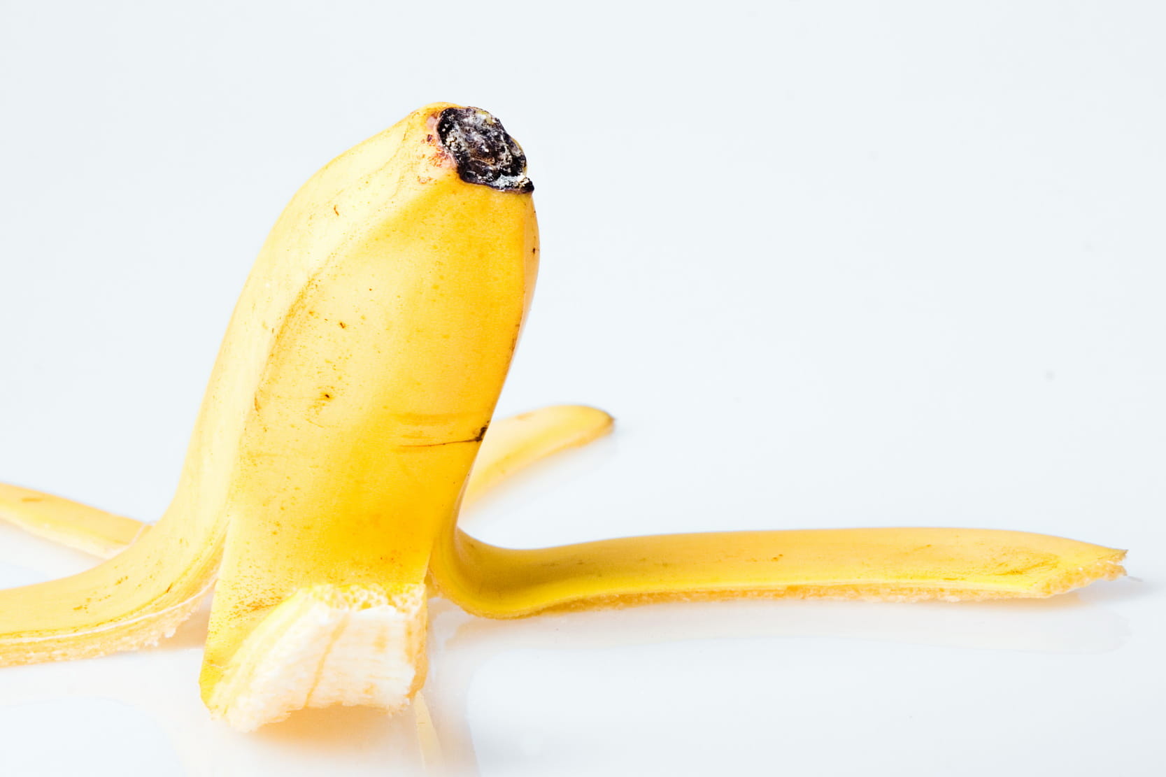 diet, danger, studio shot, caution, space, single, single object, banana, detail, healthy eating, one, slip, nature, food, white background, wellbeing, HD Wallpaper