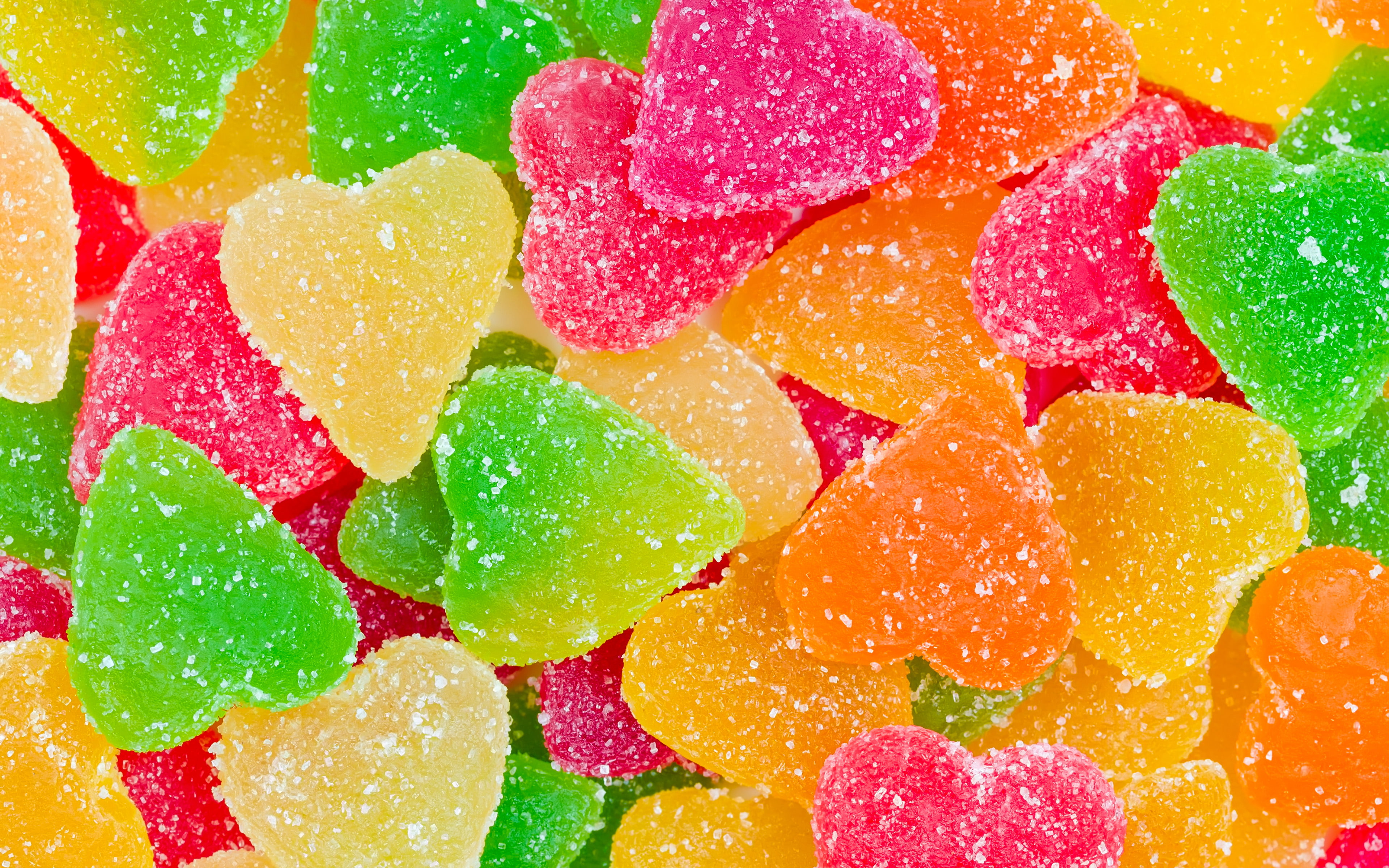 4K, Colorful, Sweet, Candy, Sugar, 4K, HD Wallpaper