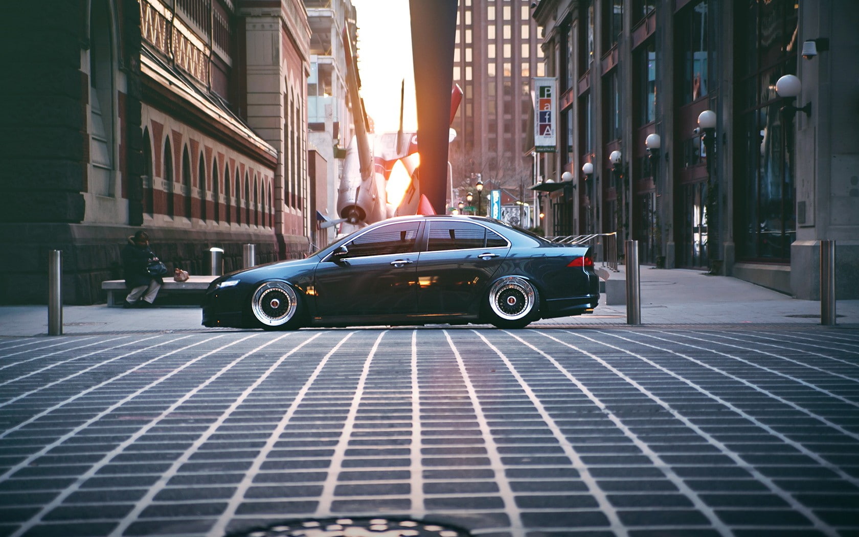 720P, acura, hd, honda, cars, black, sedan, tsx, HD Wallpaper