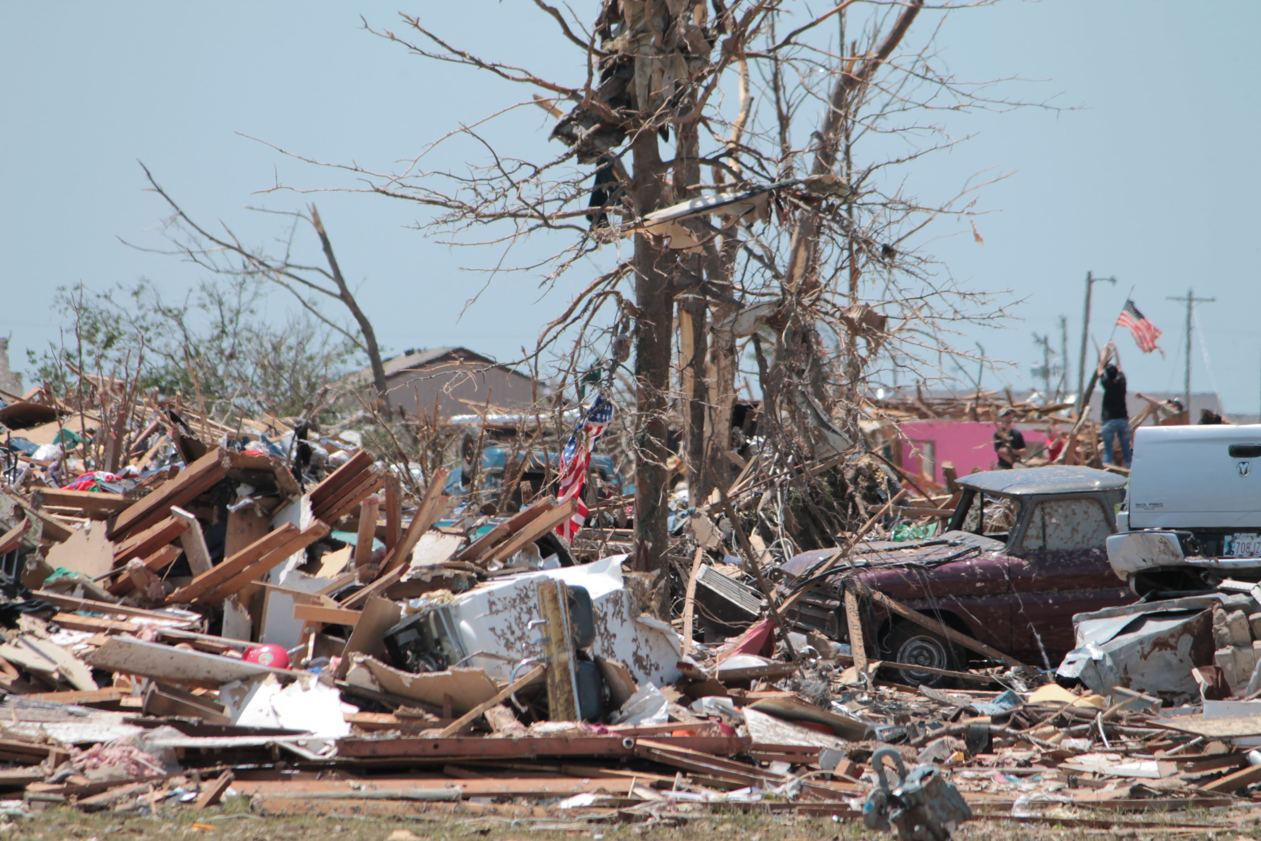 natural disaster, building exterior, destroyed, demolished, ruin, bad condition, damaged, beside, oklahoma, collapsing, outdoors, obsolete, built structure, HD Wallpaper