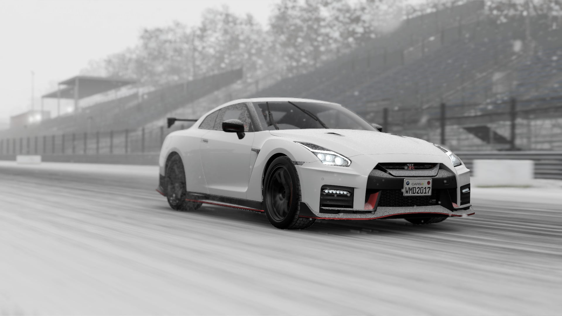 GT-R, Nissan, Nismo, Winter, Project CARS 2, 1080P, HD Wallpaper