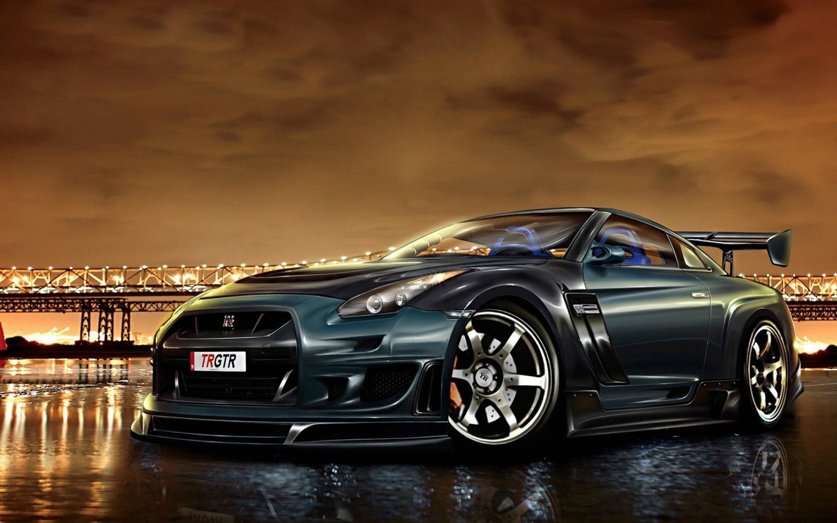 art, tuning, cars, 720P, Nissan, hd, gtr, x, skyline, HD Wallpaper