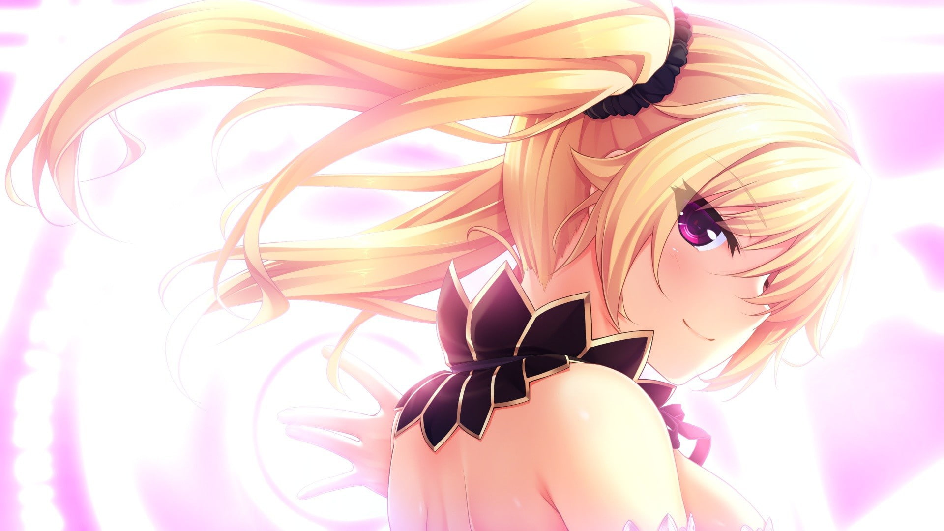 1080P, anime, manga, kawaii, visual novel, face, japonese, pretty, bishojo, HD Wallpaper