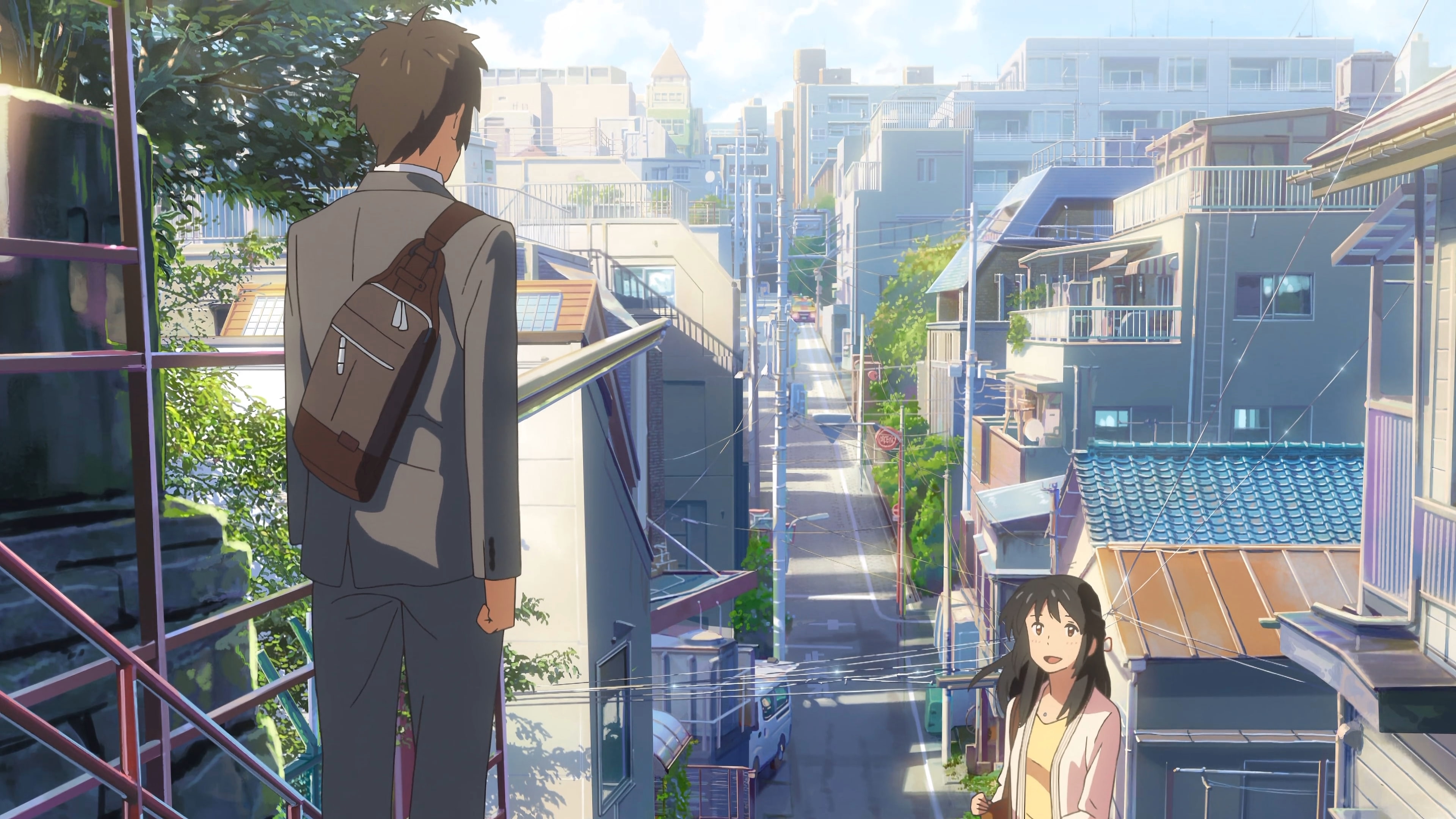 Makoto Shinkai, 4K, anime, Kimi no Na Wa, HD Wallpaper