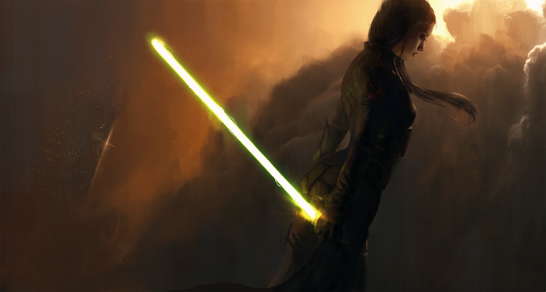 lifestyles, smoke - physical structure, adult, standing, hairstyle, motion, real people, lighting equipment, Rebels, Star Wars: Episode VII - The Force Awakens, HD Wallpaper