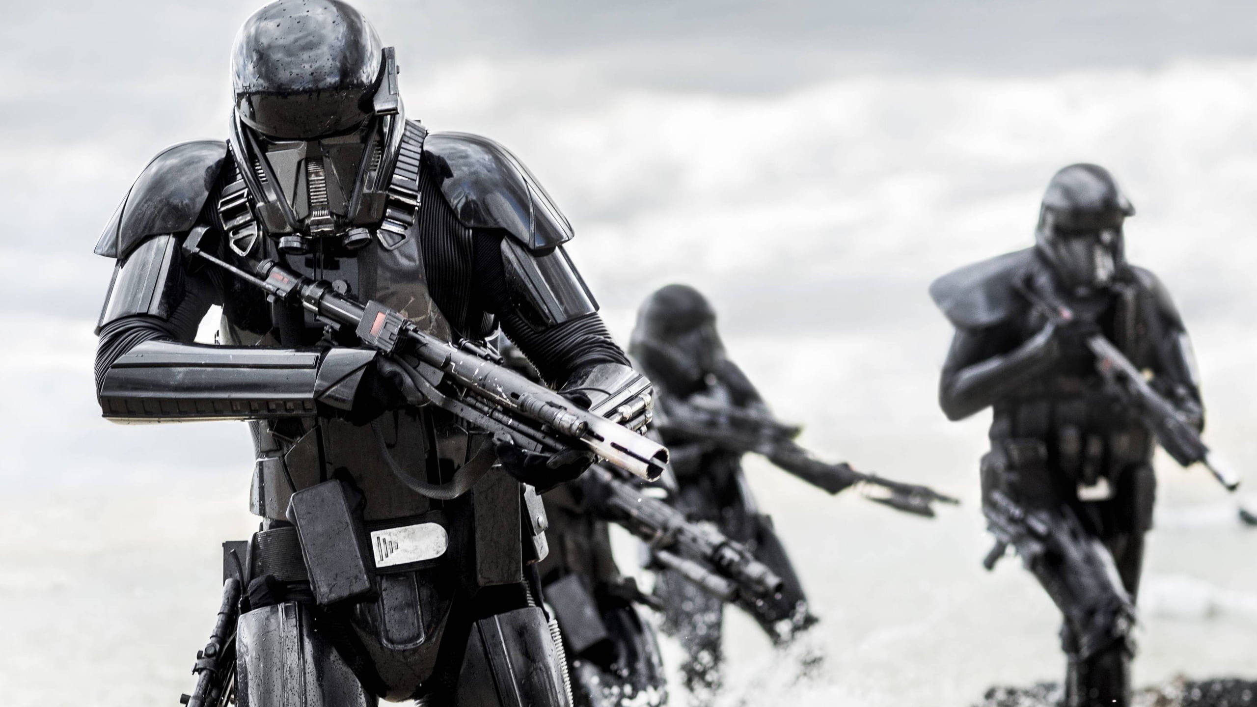 First Order, black armor, Death Troopers, 2K, Star Wars, HD Wallpaper