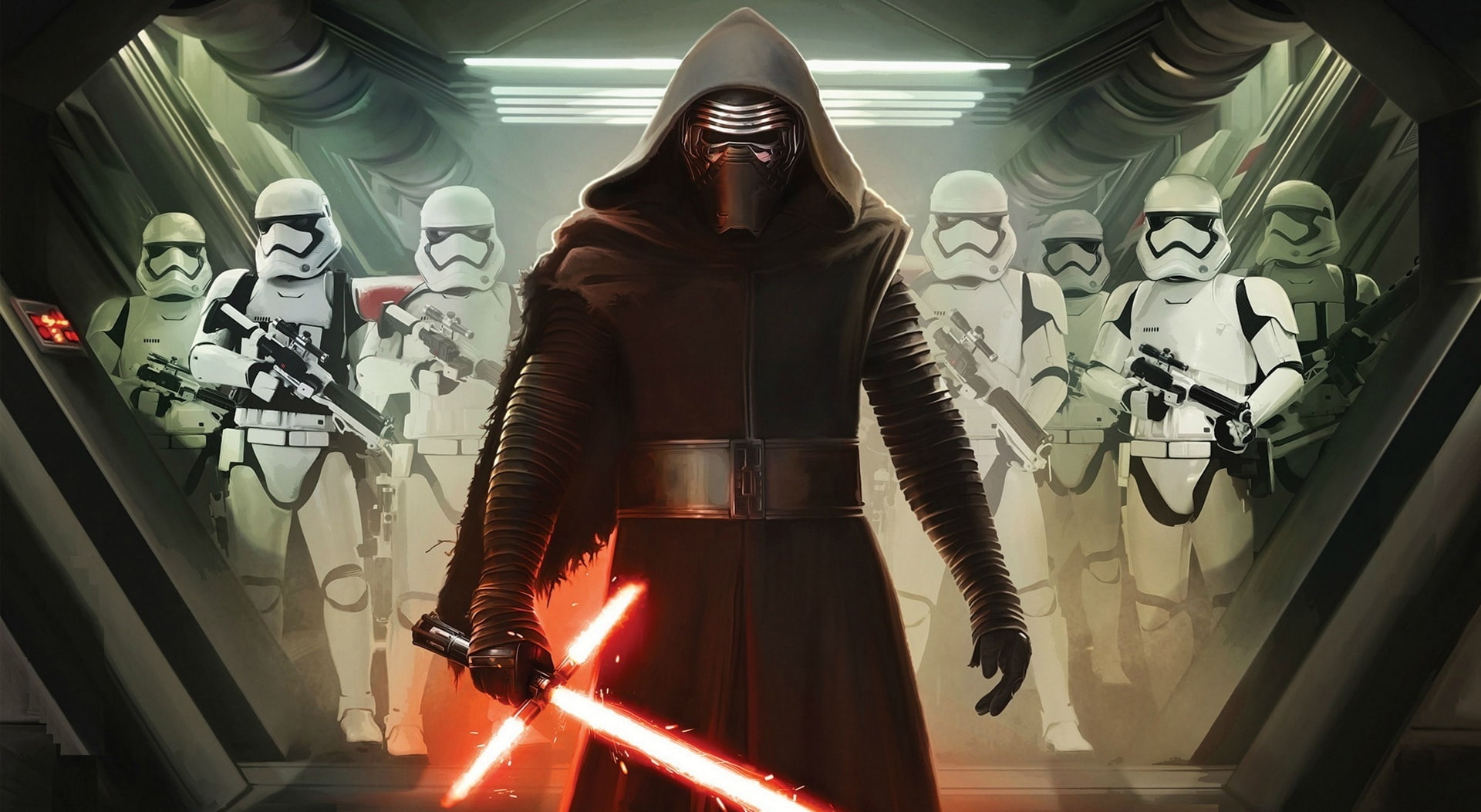 representation, war, order, standing, creativity, window, male likeness, digital composite, reflection, one person, human representation, Star Wars, female likeness, HD Wallpaper