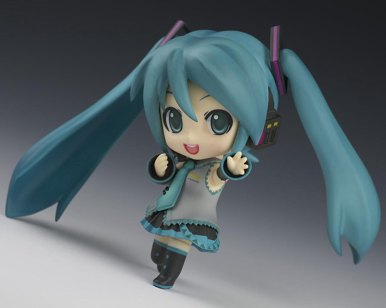 sculpture, cut out, toy, plastic, image, backgrounds, hatsune, male likeness, close-up, figurine, robot, no people, one Person, cute, creativity, hatsune miku, HD Wallpaper