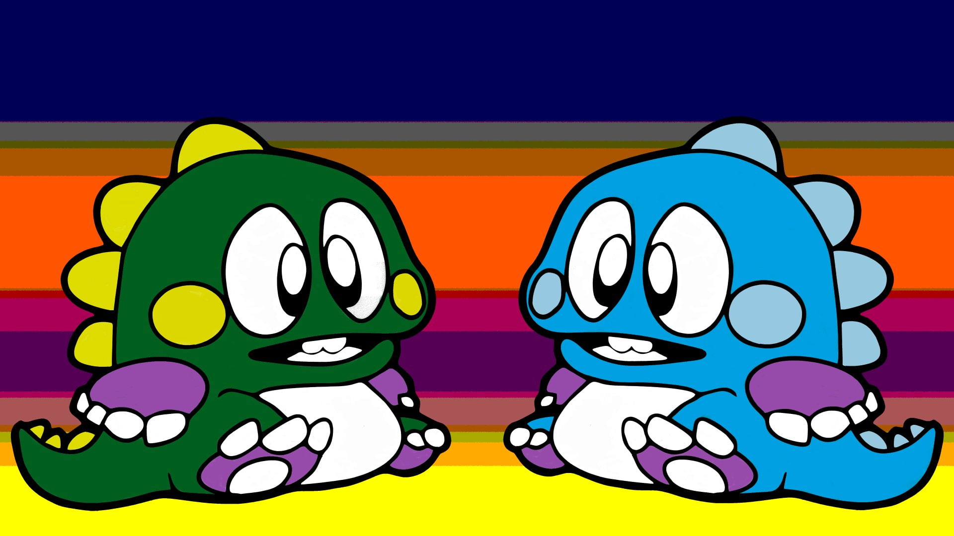 1080P, Arcade, Bob (Bubble Bobble), Bubble Bobble, Video Game, Bub (Bubble Bobble), HD Wallpaper