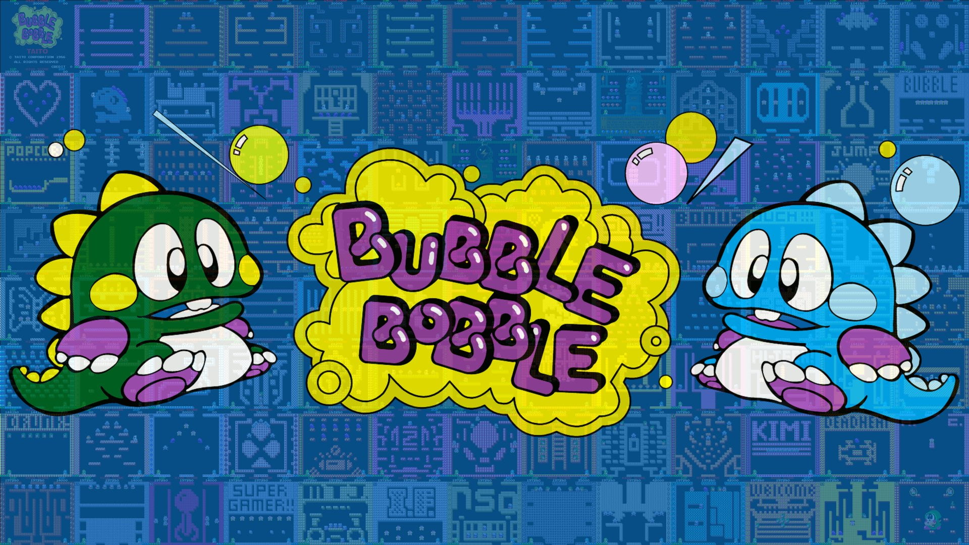 Video Game, 1080P, Bubble Bobble, HD Wallpaper