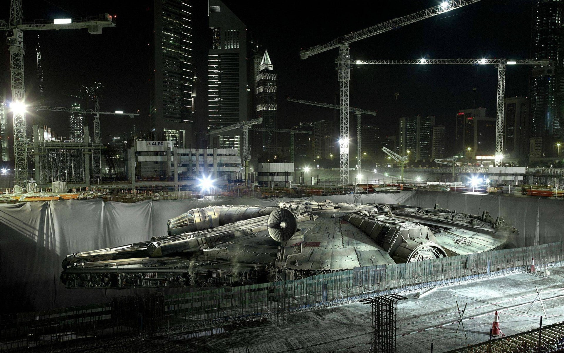 wars, millenium, 1080P, star, falcon, HD Wallpaper