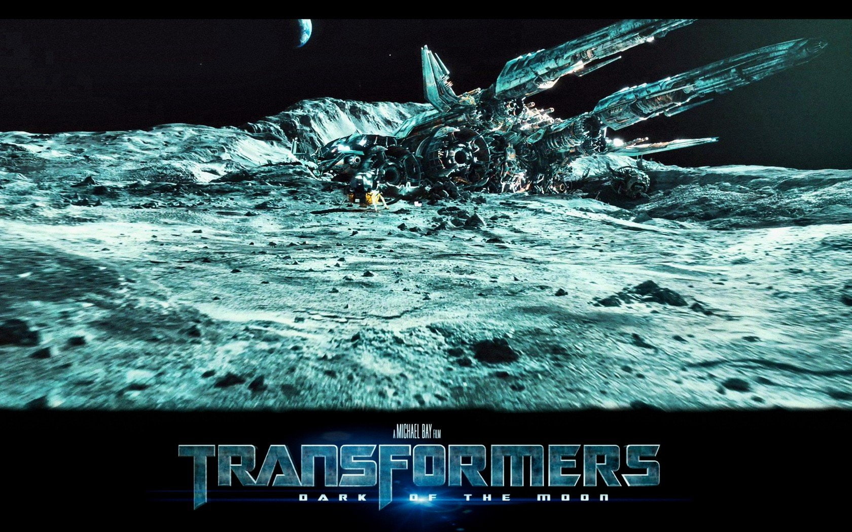 side, moon, transformers, 720P, dark, HD Wallpaper